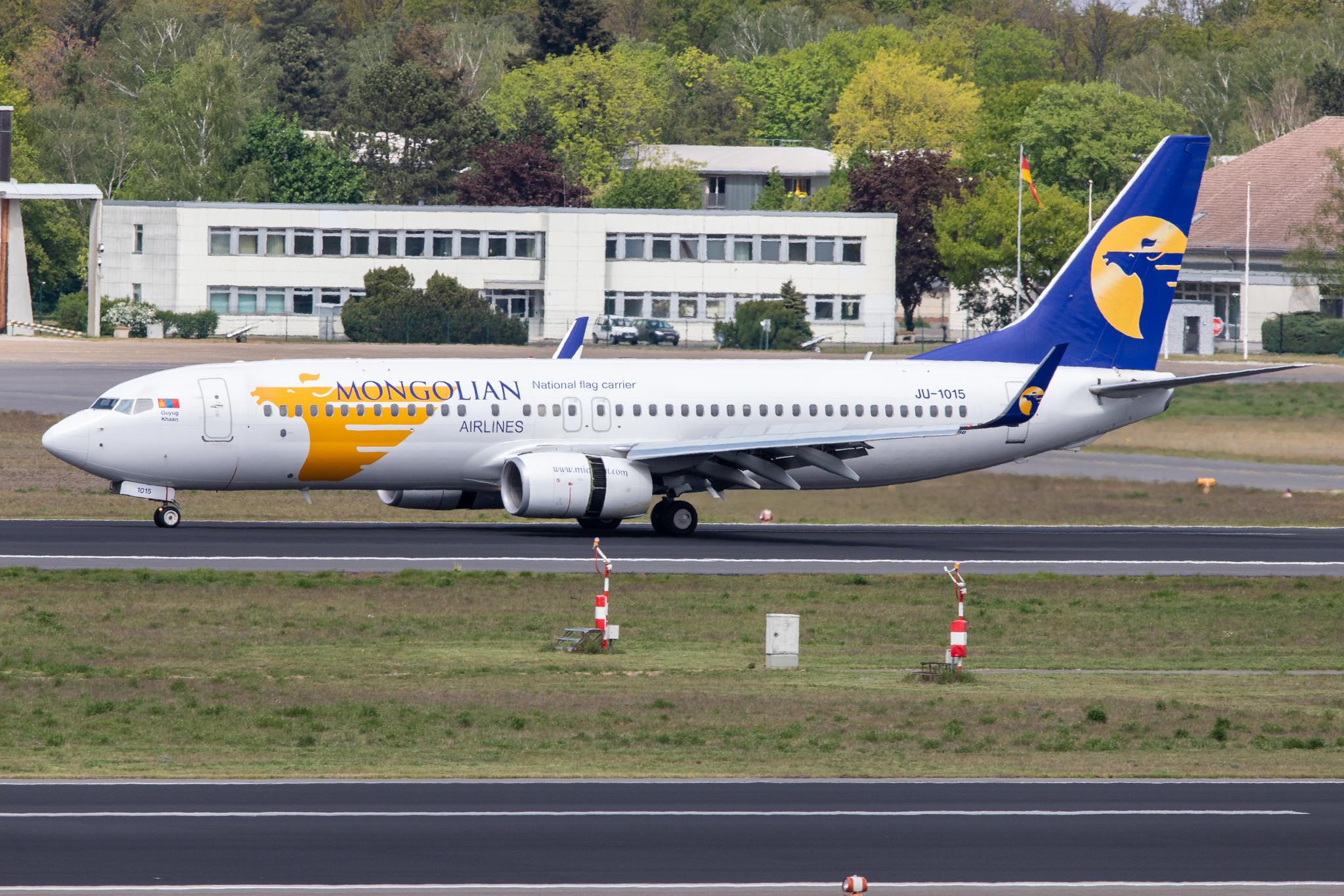 MIAT Mongolian Airlines (OM / MGL) |  Boeing 737-8SH B738 | JU-1015 | MSN 41318