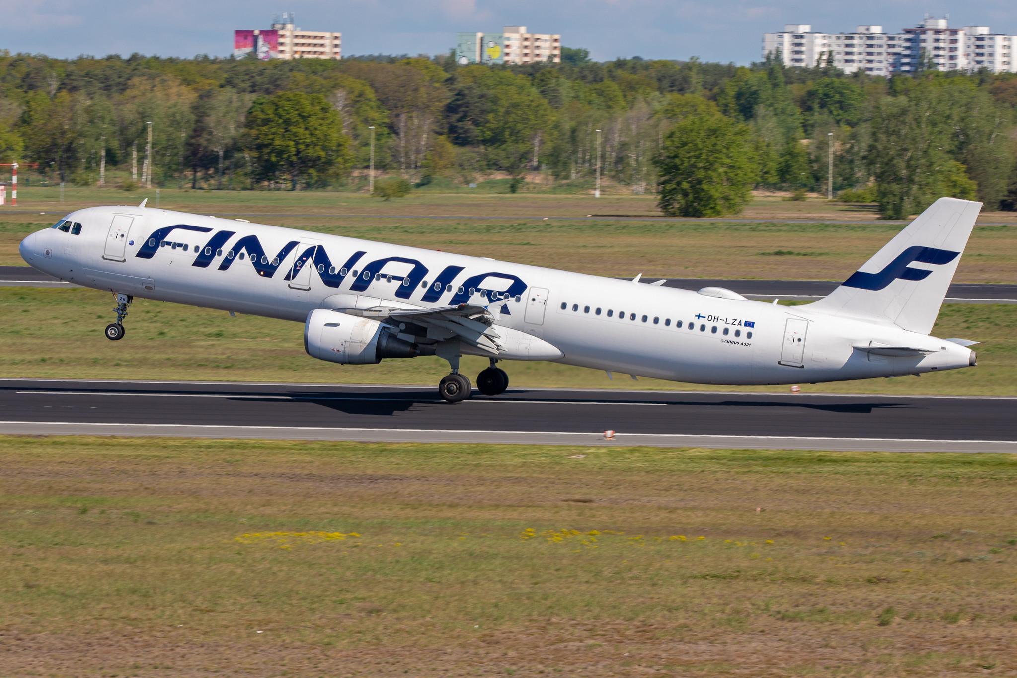 Flughafen Berlin Tegel (TXL): Finnair Airbus A321-211 A321 OH-LZA MSN 0941