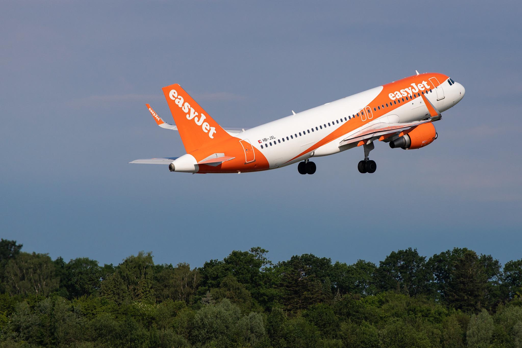 Hamburg Airport: easyJet (U2 / EZY) | Operator: easyJet Switzerland |  Airbus A320-214 A320 | HB-JXL | MSN 8075