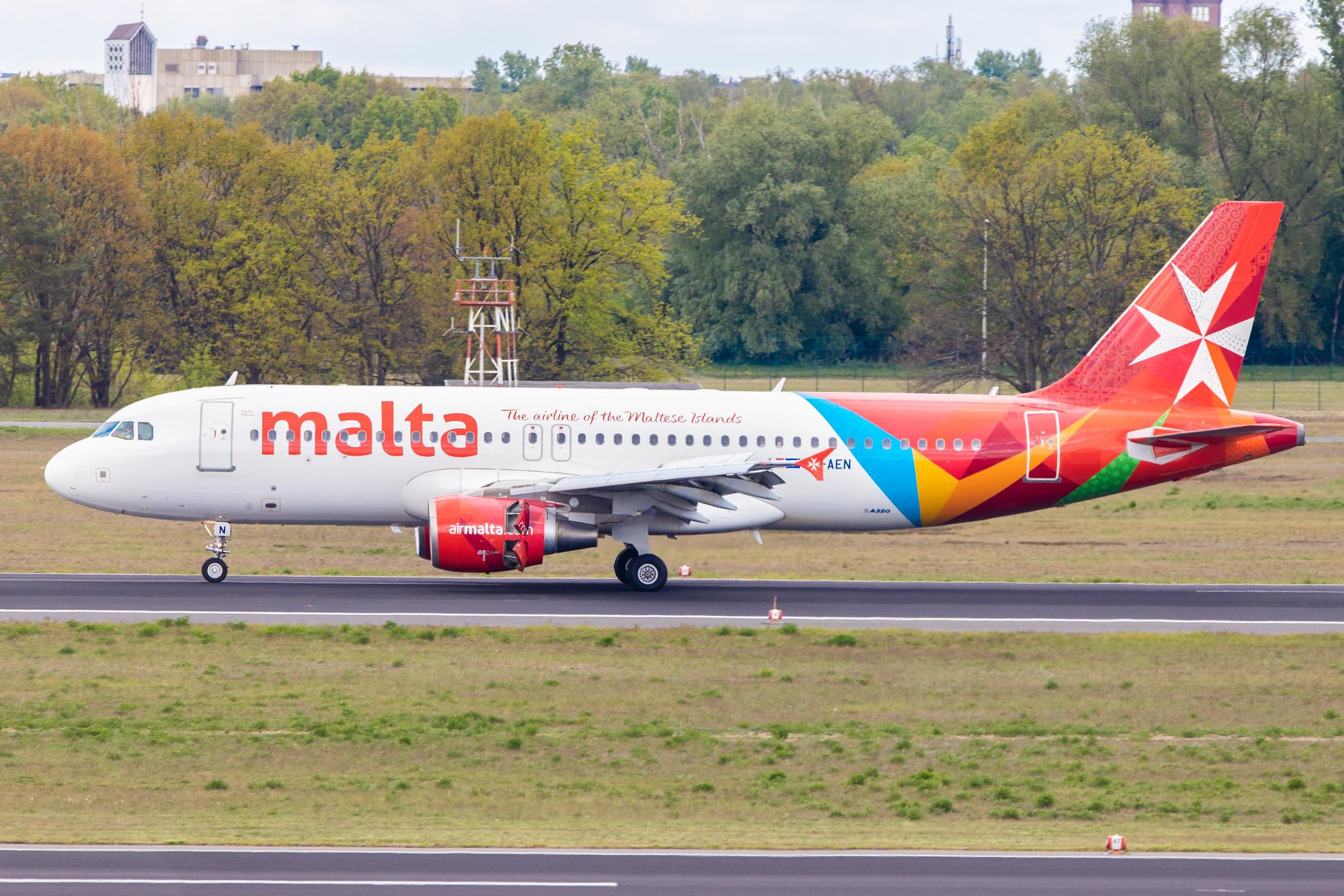 Flughafen Berlin Tegel (TXL): Air Malta (KM / AMC) |  Airbus A320-214 A320 | 9H-AEN | MSN 2665