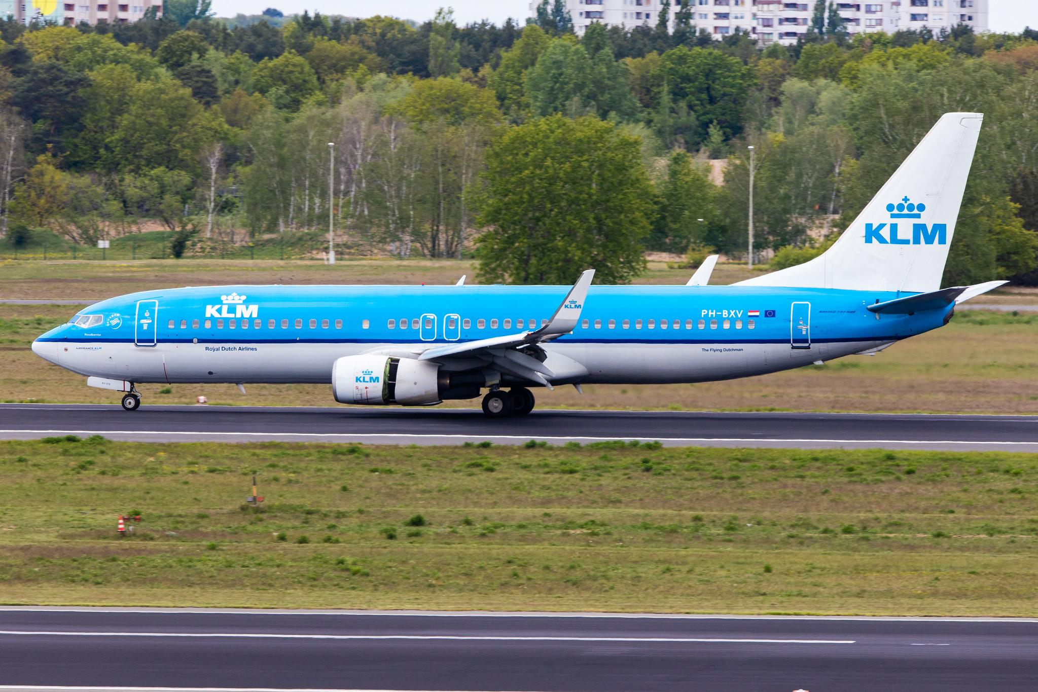 Flughafen Berlin Tegel (TXL): KLM Boeing 737-8K2 B738 PH-BXV MSN 30370