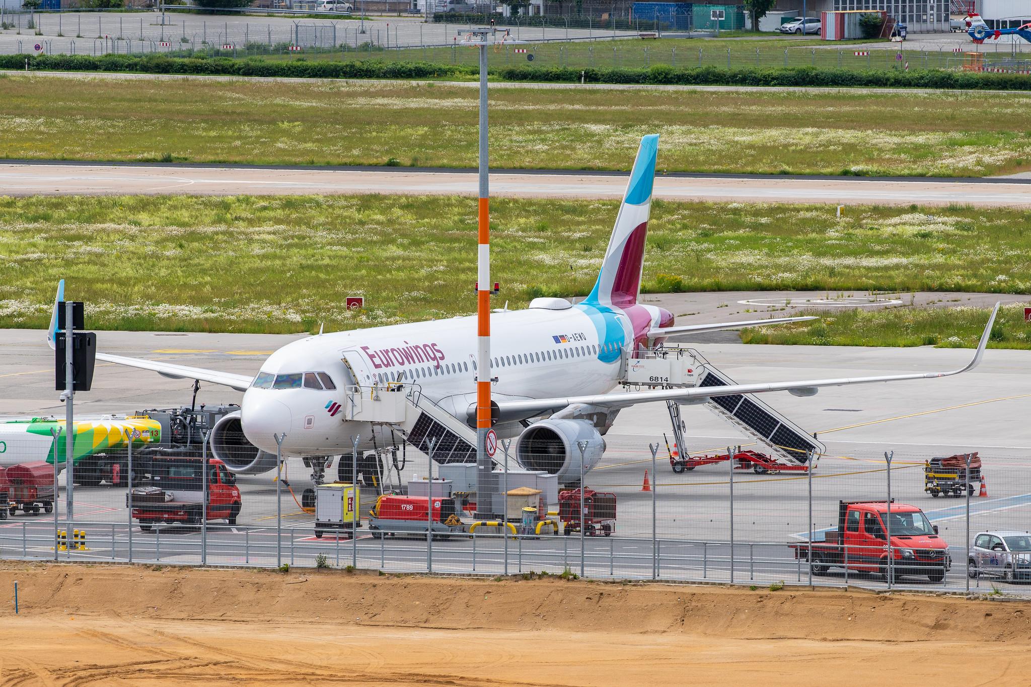 Hamburg Airport: Eurowings (EW / EWG) |  Airbus A320-214 A320 | D-AEWQ | MSN 7398