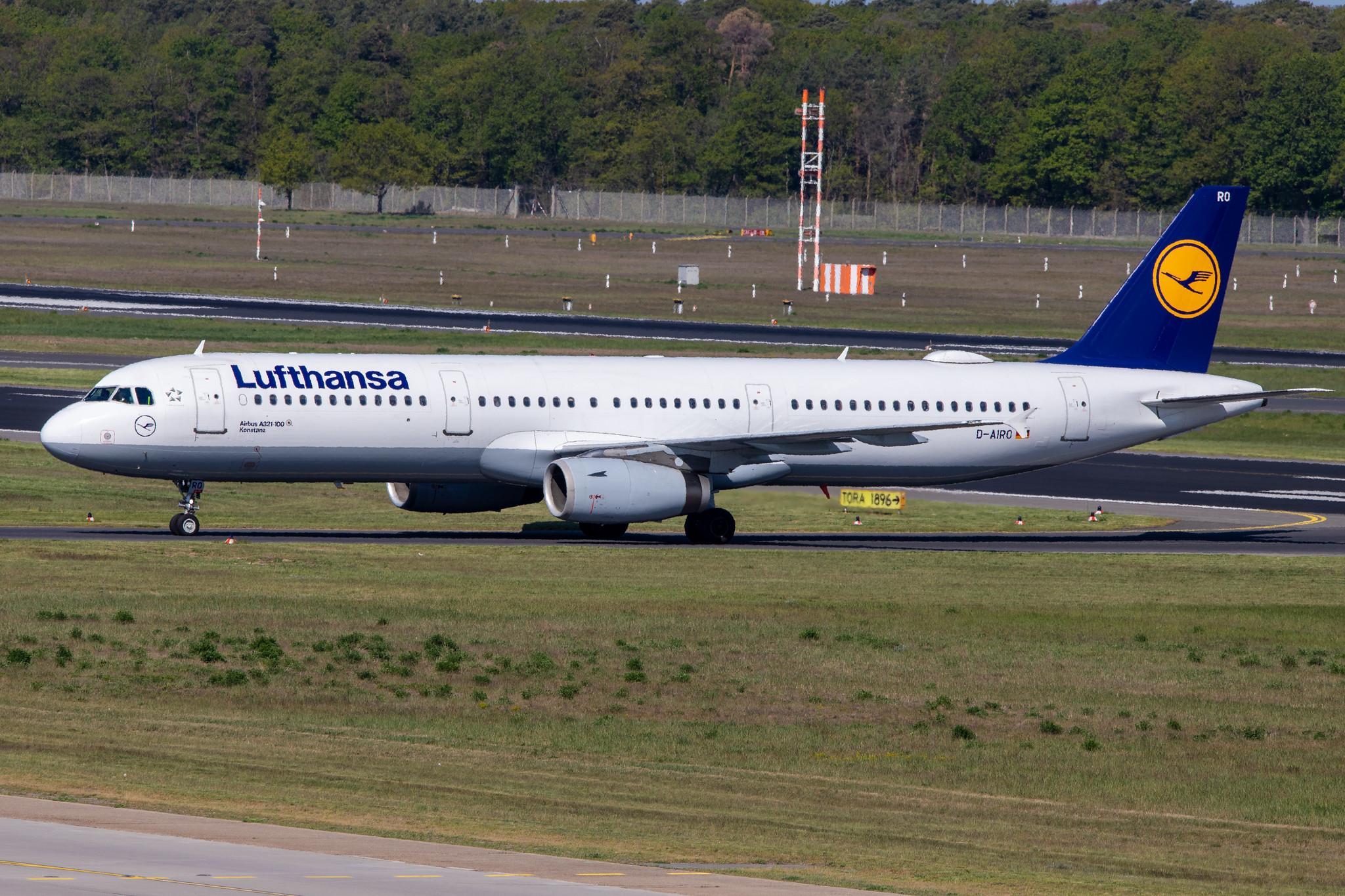 Flughafen Berlin Tegel (TXL): Lufthansa Airbus A321-131 A321 D-AIRO MSN 0563