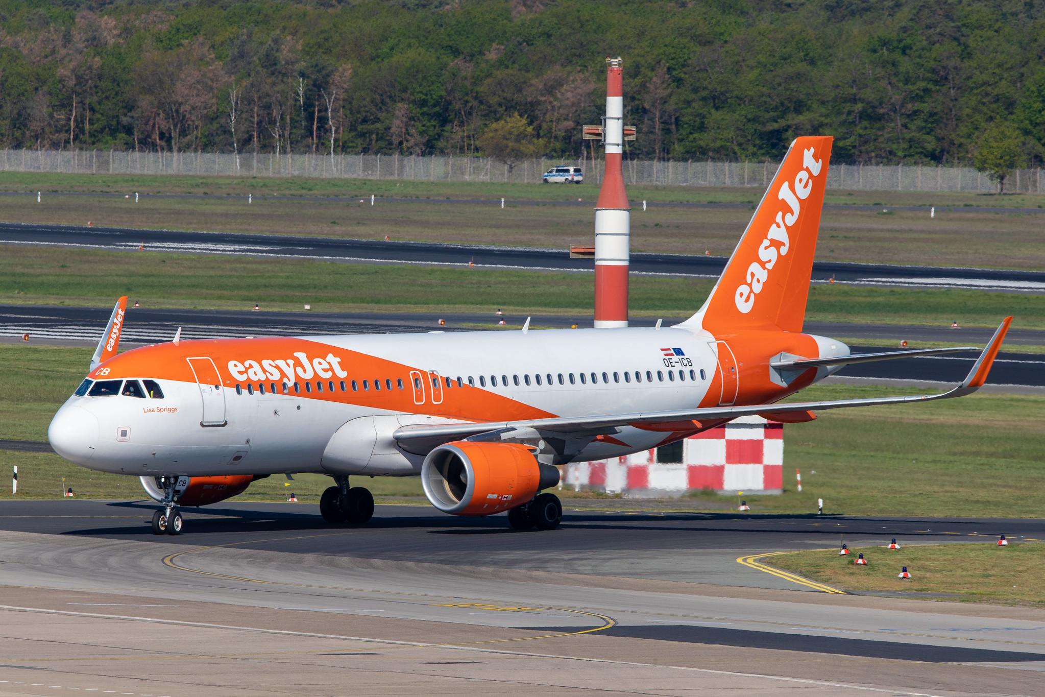 Flughafen Berlin Tegel (TXL): easyJet (U2 / EZY) | Operator: easyJet Europe |  Airbus A320-214 A320 | OE-ICB | MSN 6606