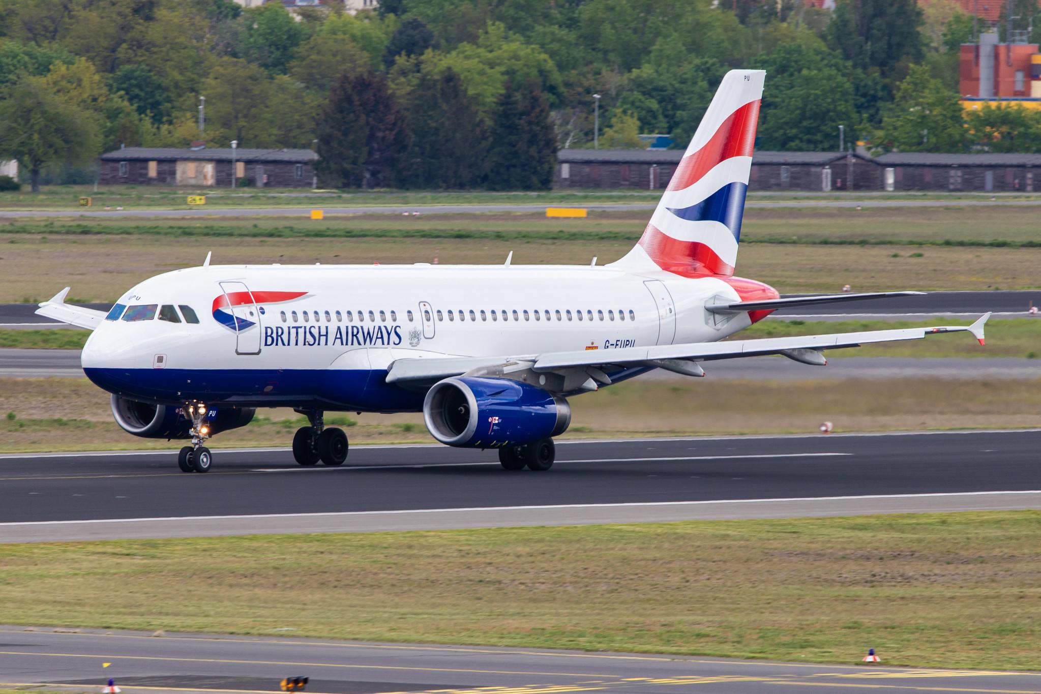 Flughafen Berlin Tegel (TXL): British Airways Airbus A319-131 A319 G-EUPU MSN 1384