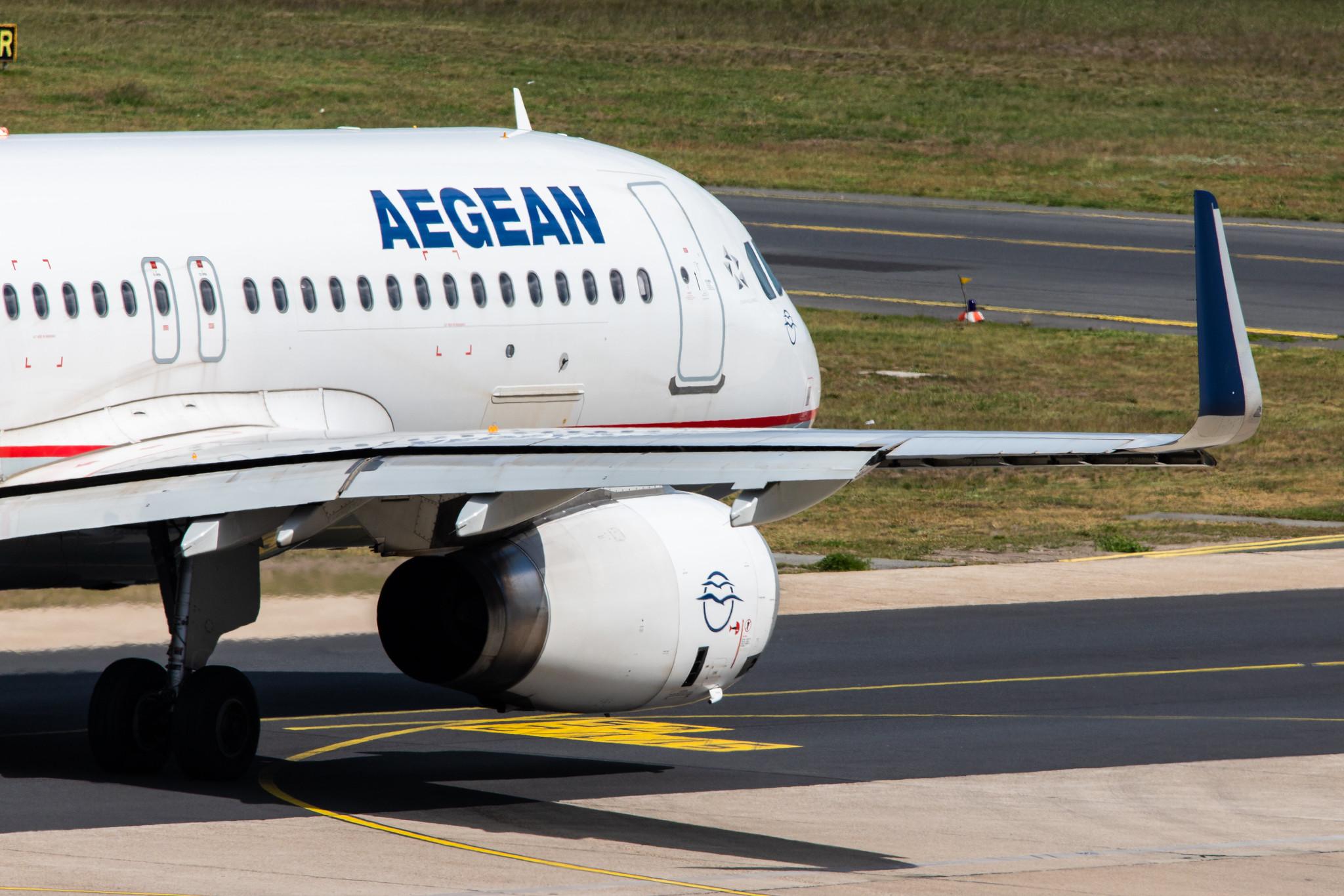 Flughafen Berlin Tegel (TXL): Aegean Airlines Airbus A320-232 A320 SX-DNC MSN 6961
