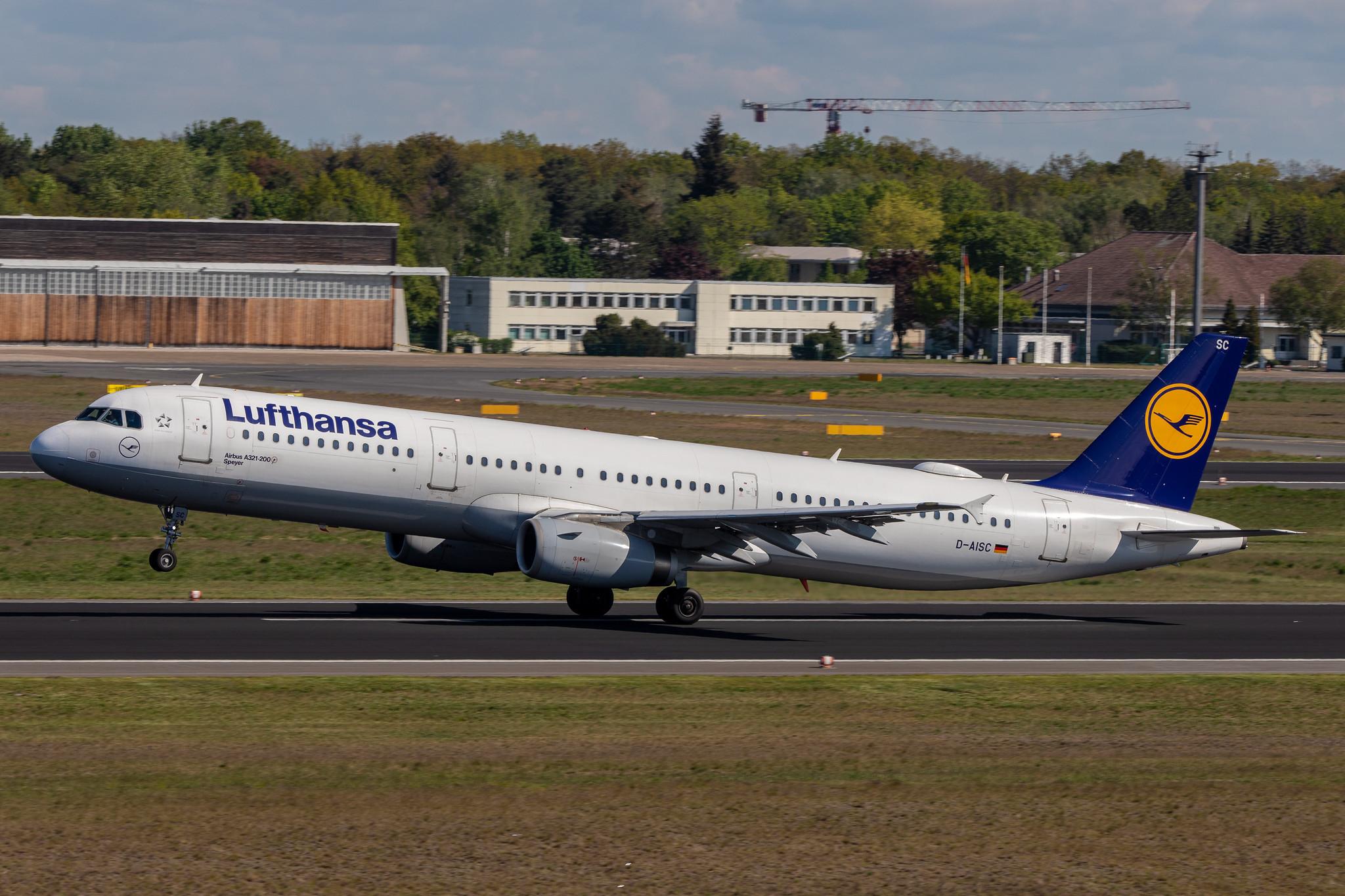 Flughafen Berlin Tegel (TXL): Lufthansa Airbus A321-231 A321 D-AISC MSN 1161