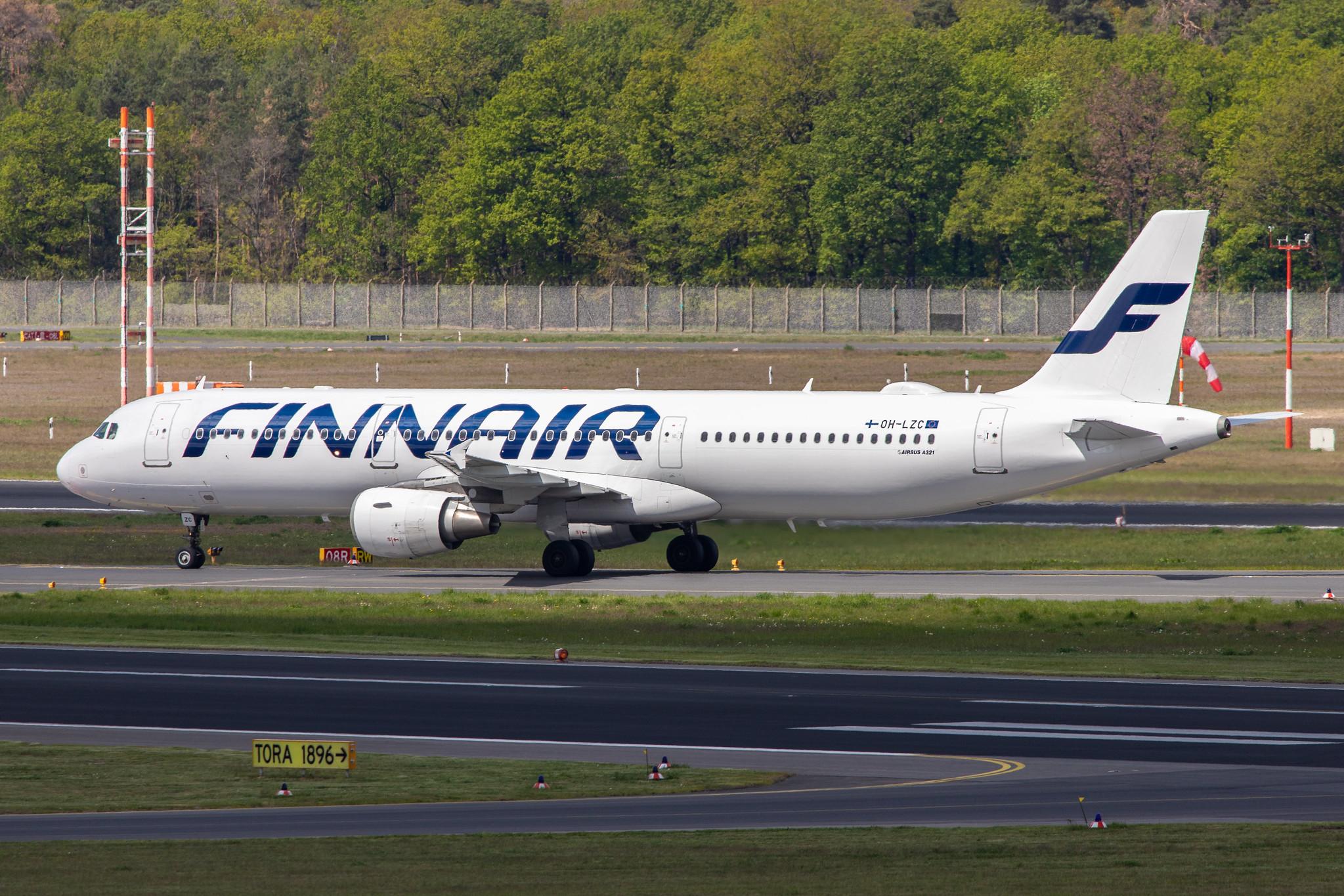 Flughafen Berlin Tegel (TXL): Finnair Airbus A321-211 A321 OH-LZC MSN 1185