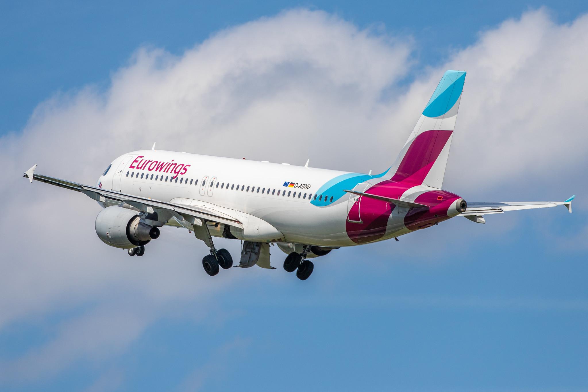 Hamburg Airport: Eurowings (EW / EWG) |  Airbus A320-214 A320 | D-ABNU | MSN 2591