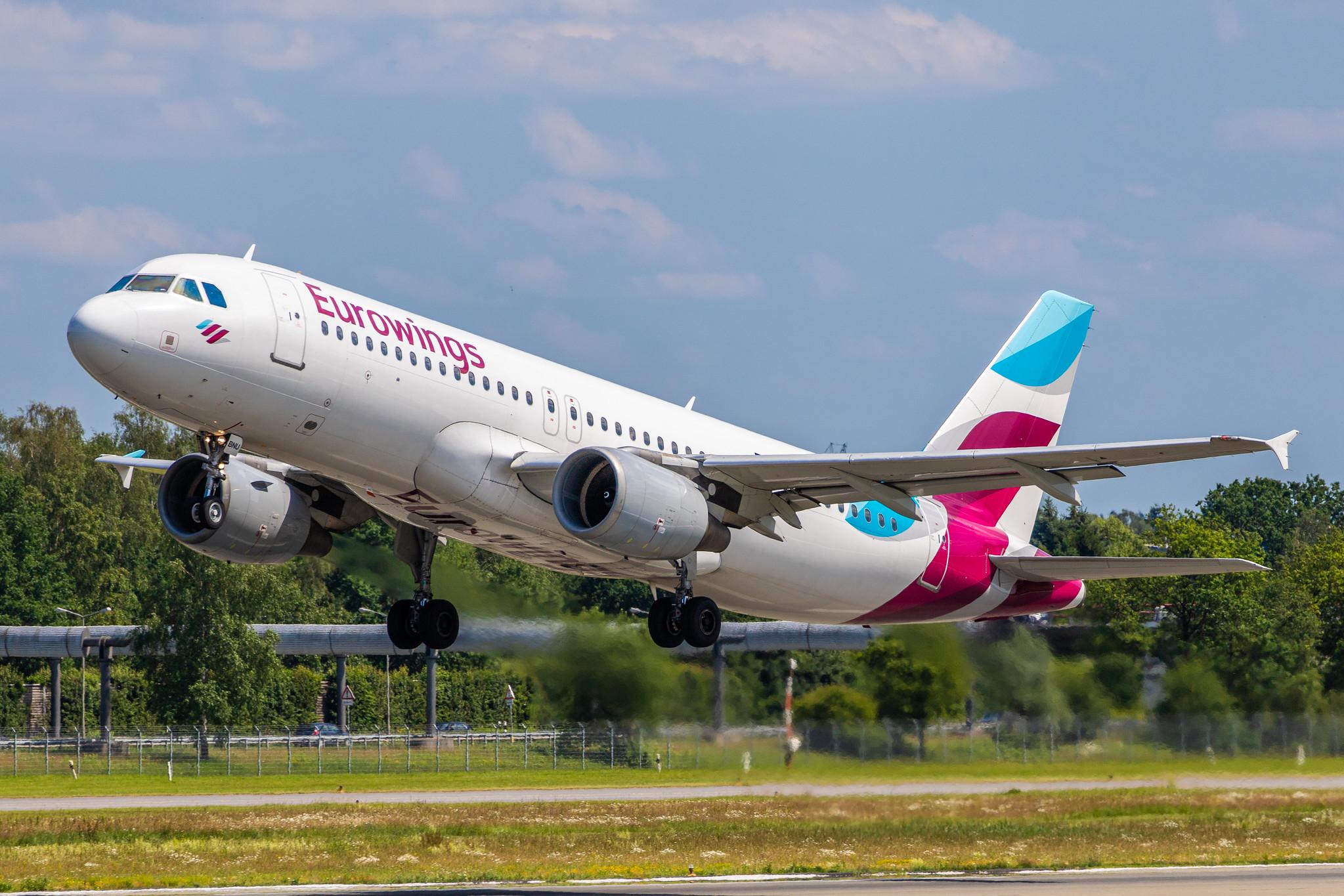 Hamburg Airport: Eurowings (EW / EWG) |  Airbus A320-214 A320 | D-ABNU | MSN 2591
