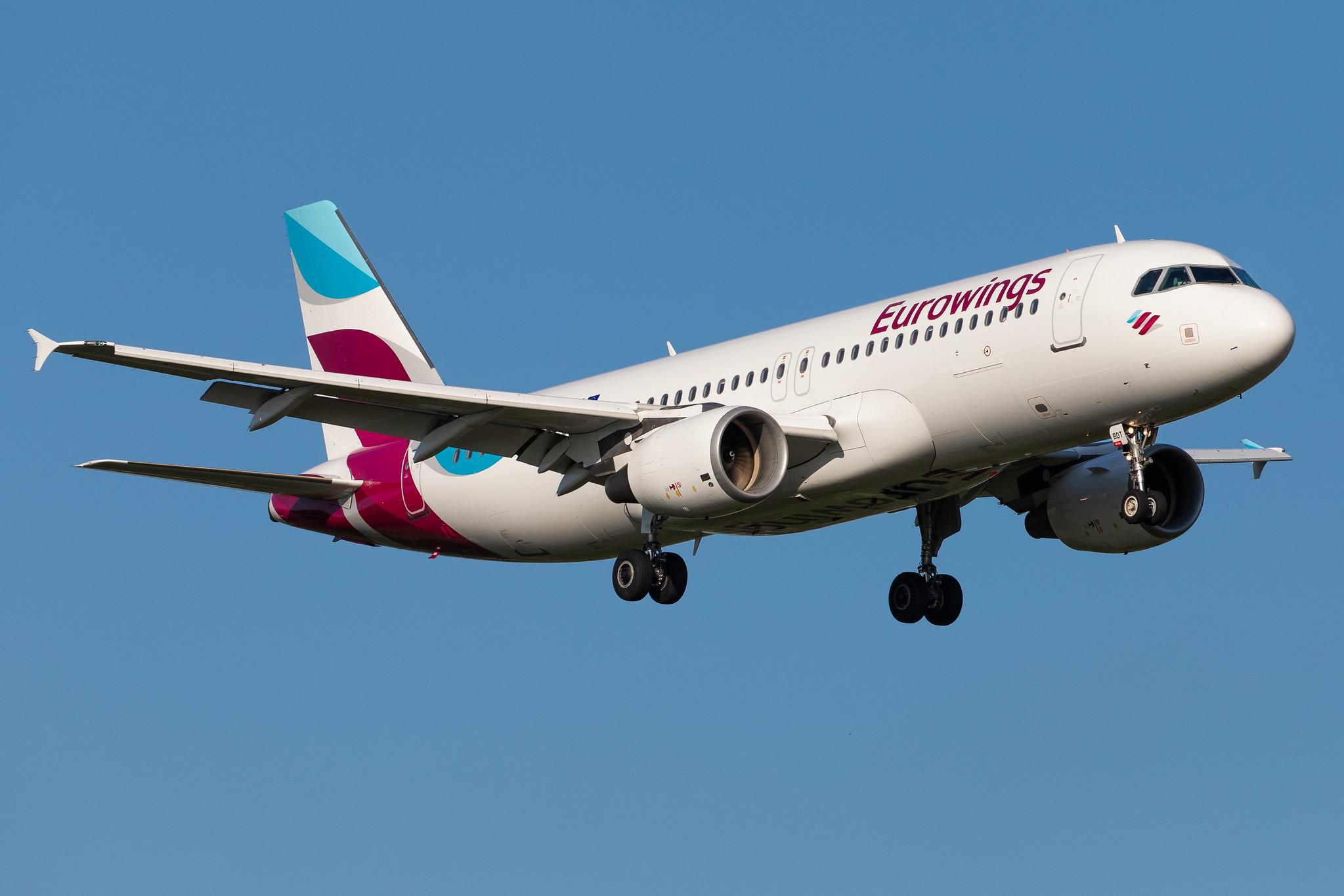 Hamburg Airport: Eurowings (EW / EWG) |  Airbus A320-214 A320 | D-ABDT | MSN 3422