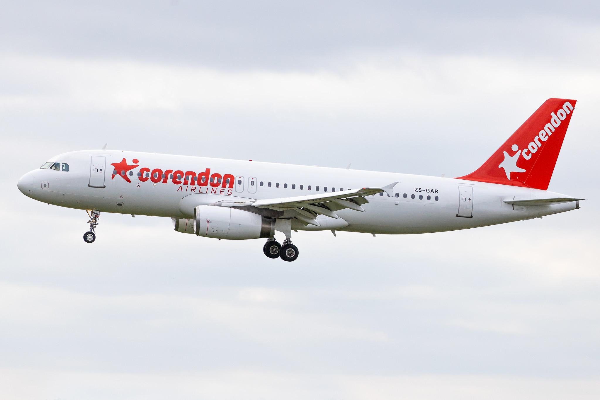 Hamburg Airport (HAM/EDDH): Corendon Airlines (XC / CAI) | Operator: Global Aviation Operations |  Airbus A320-231 A320 | ZS-GAR | MSN 0053