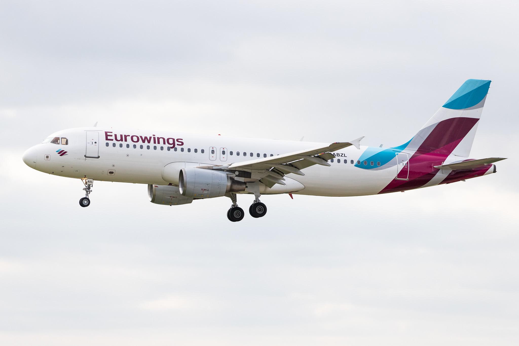 Hamburg Airport: Eurowings (EW / EWG) |  Airbus A320-216 A320 | D-ABZL | MSN 3178