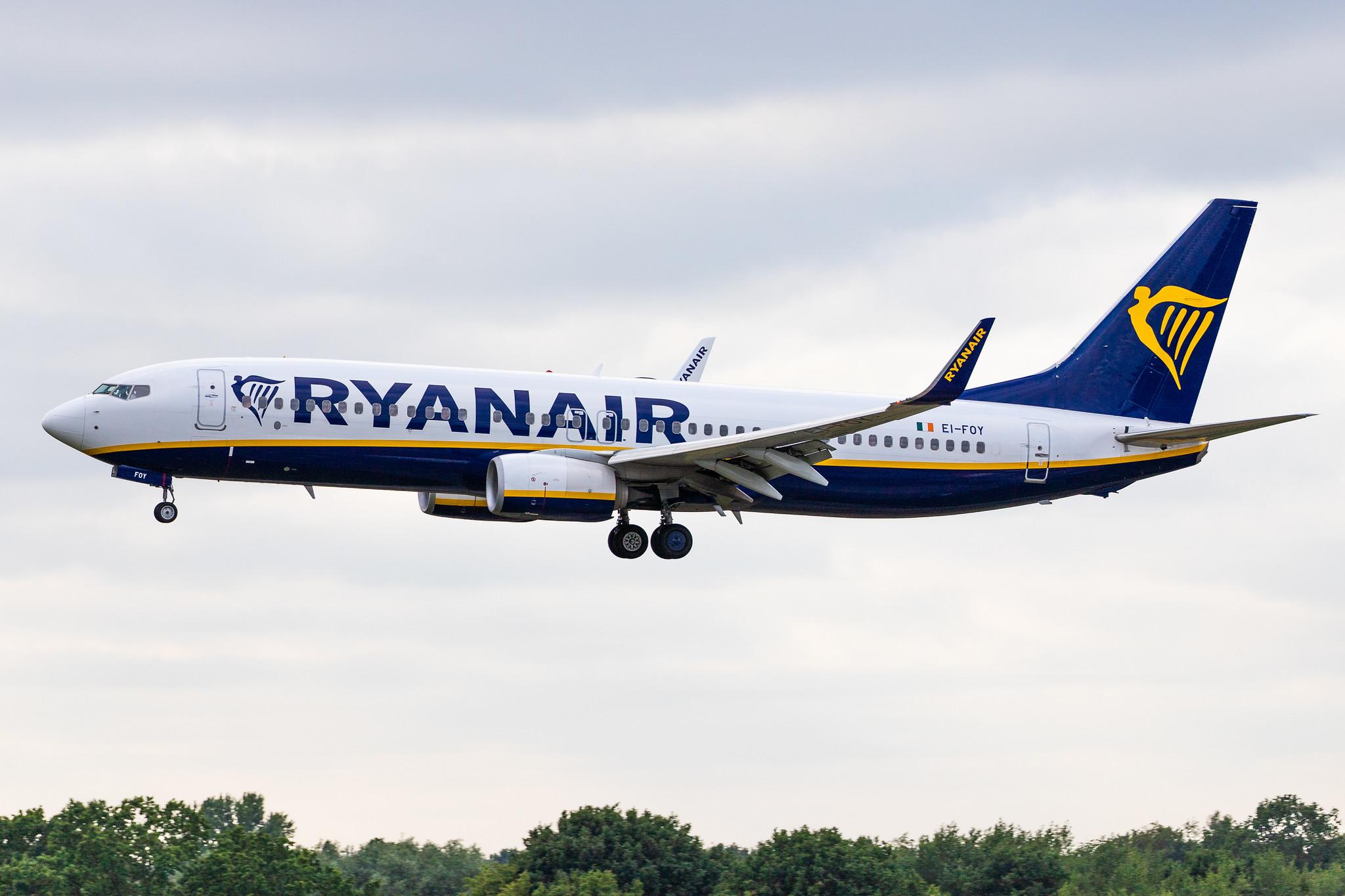 Hamburg Airport: Ryanair (FR / RYR) |  Boeing 737-8AS B738 | EI-FOY | MSN 44728