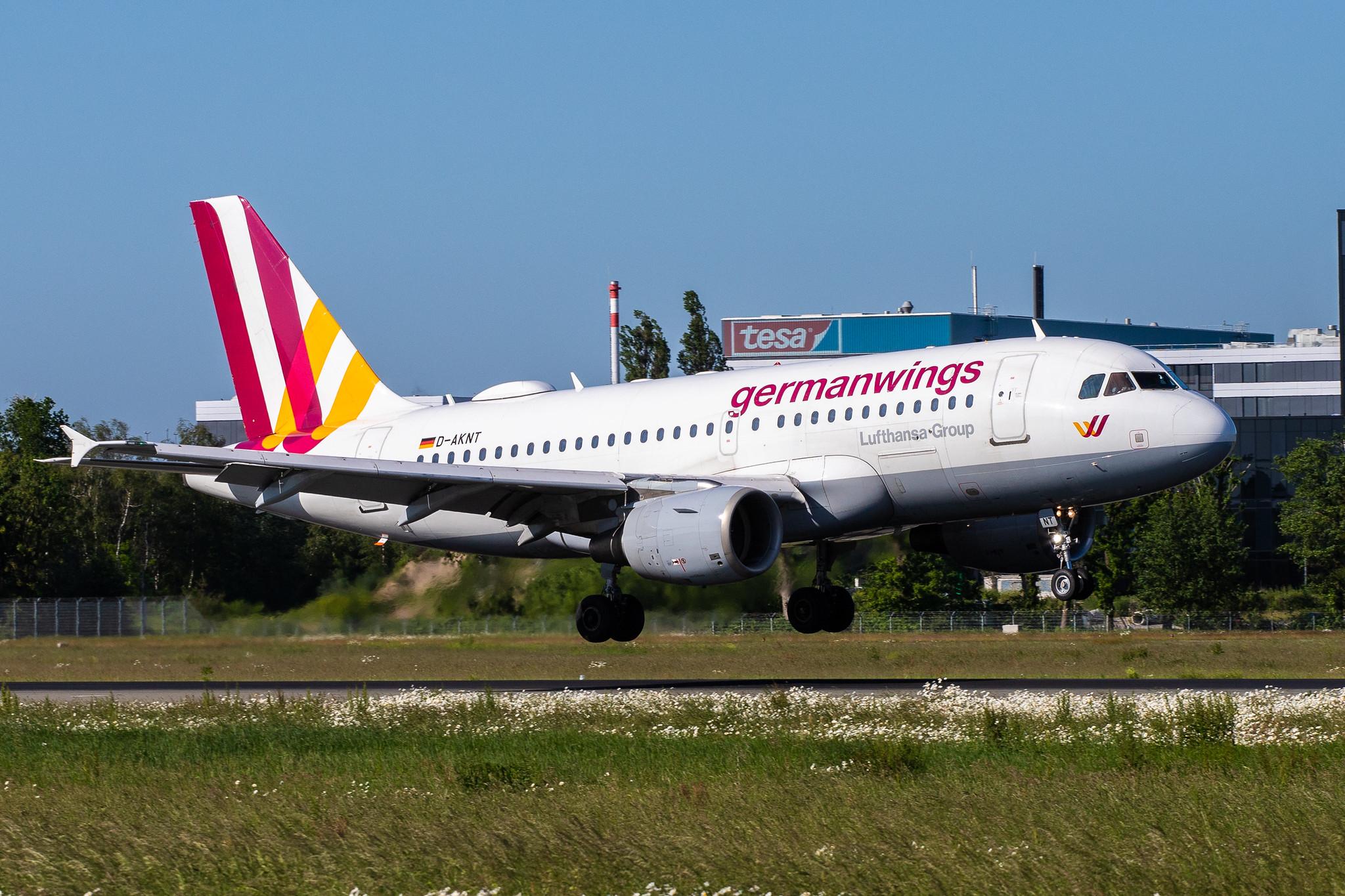 Hamburg Airport (HAM/EDDH): Eurowings (EW / EWG) | Operator: Germanwings | Airbus A319-112 A319 | D-AKNT | MSN 2607