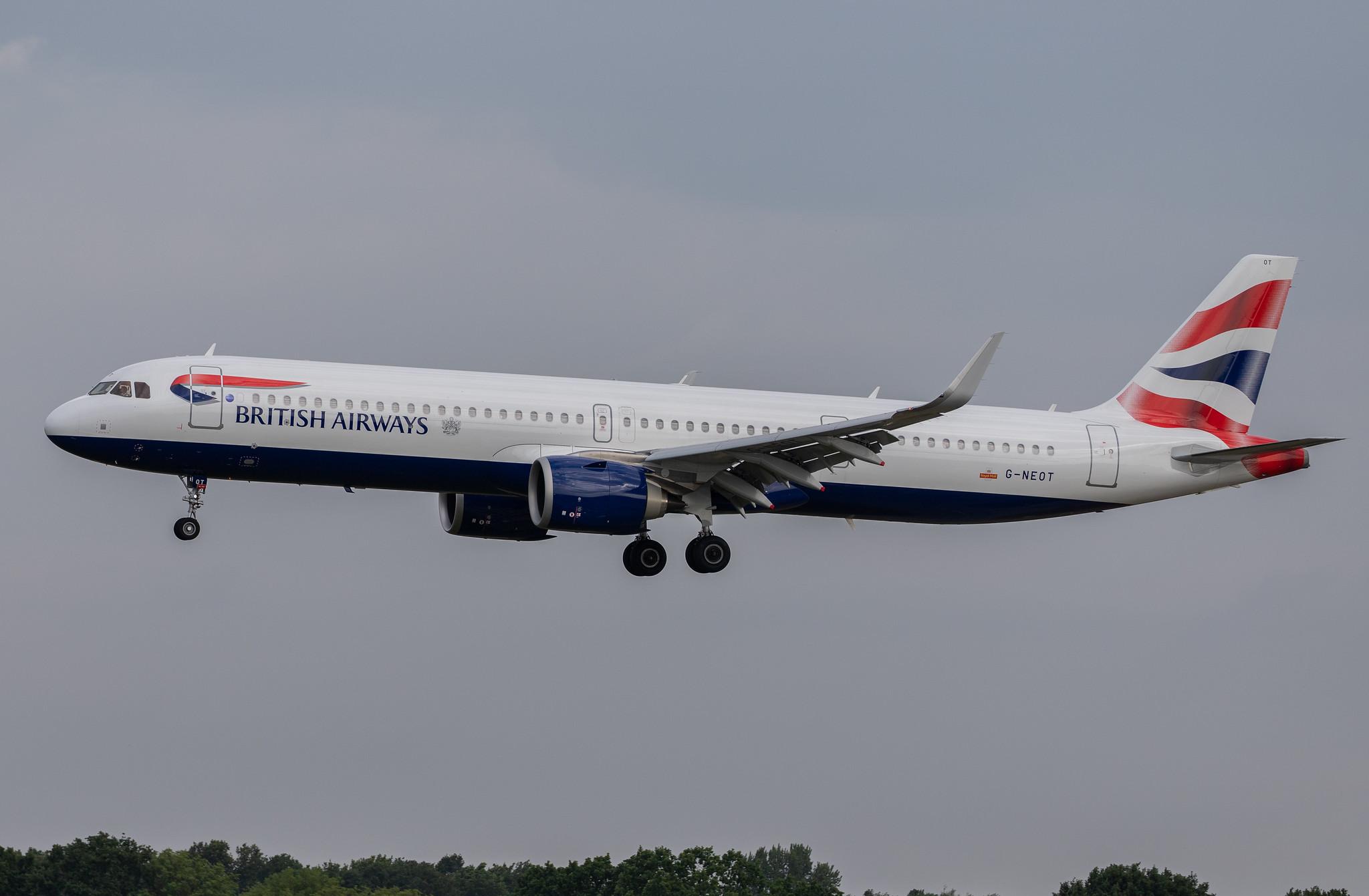 Hamburg Airport: British Airways (BA / BAW) |  Airbus A321-251NX A21N | G-NEOT | MSN 8718