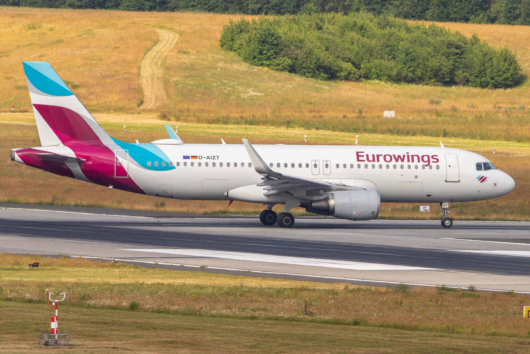 Hamburg Airport: Eurowings (EW / EWG) |  Airbus A320-214 A320 | D-AIZT | MSN 5601