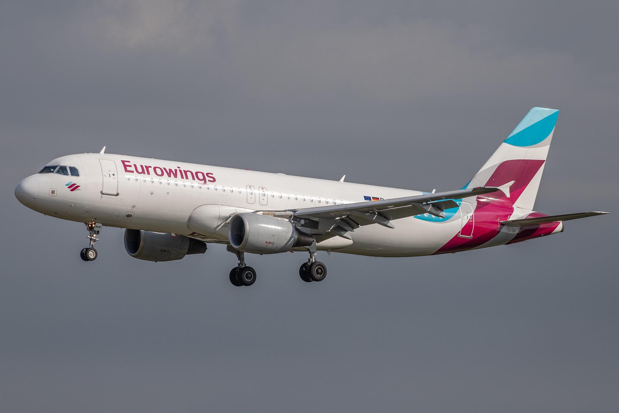 Hamburg Airport: Eurowings (EW / EWG) |  Airbus A320-214 A320 | D-ABHF | MSN 2749