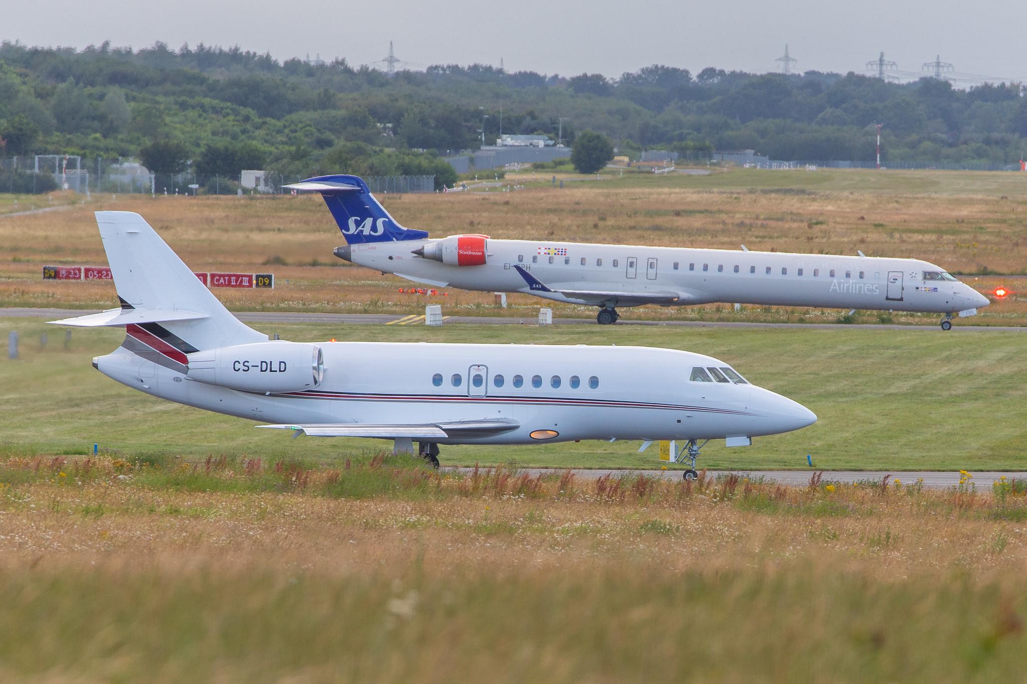 Hamburg Airport: NetJets Europe (/ NJE) | Operator: NetJets |  Dassault Falcon 2000EX F2TH | CS-DLD | MSN 109