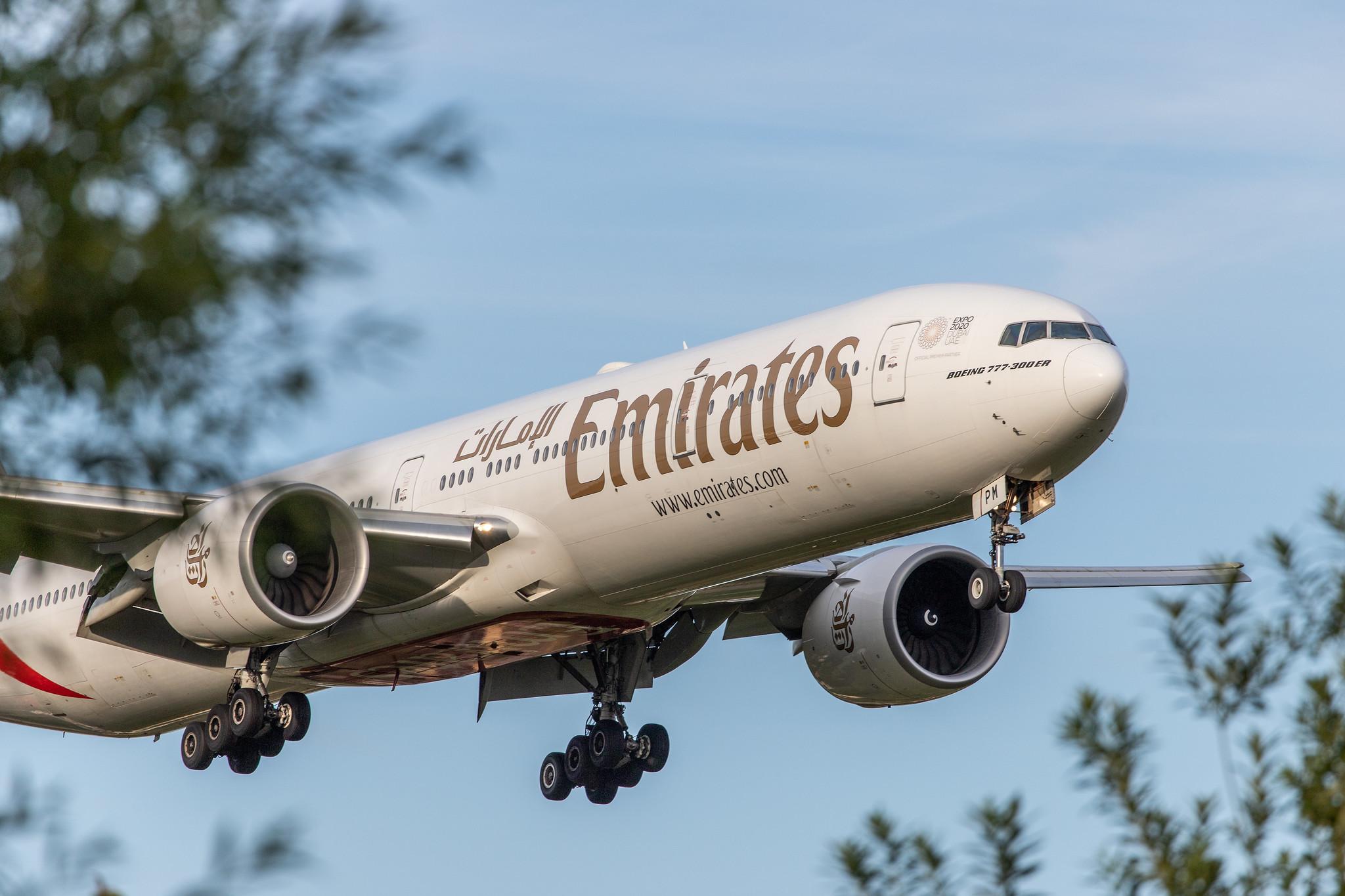 Hamburg Airport: Emirates (EK / UAE) |  Boeing 777-31H(ER) B77W | A6-EPM | MSN 42332