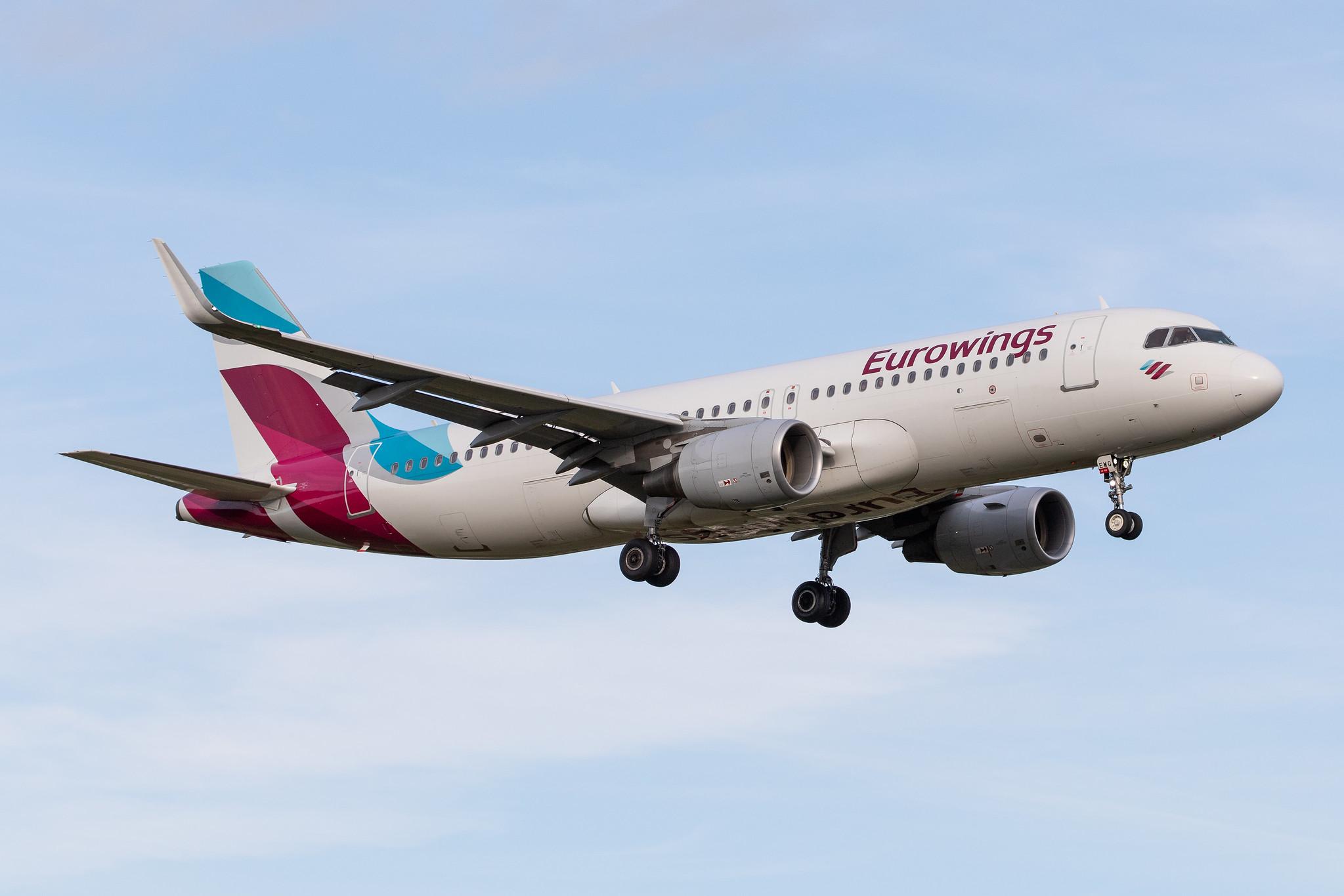 Hamburg Airport: Eurowings (EW / EWG) |  Airbus A320-214 A320 | D-AEWG | MSN 7121