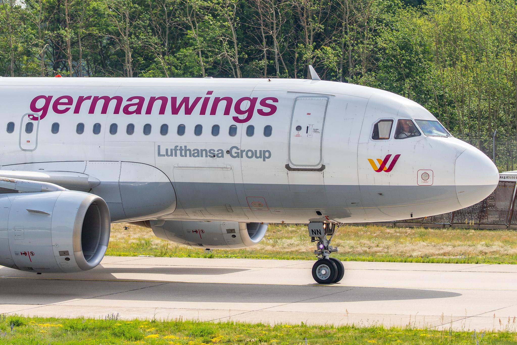 Flughafen Berlin Tegel (TXL): Eurowings Airbus A319-112 A319 operated by Germanwings D-AKNN MSN 1136