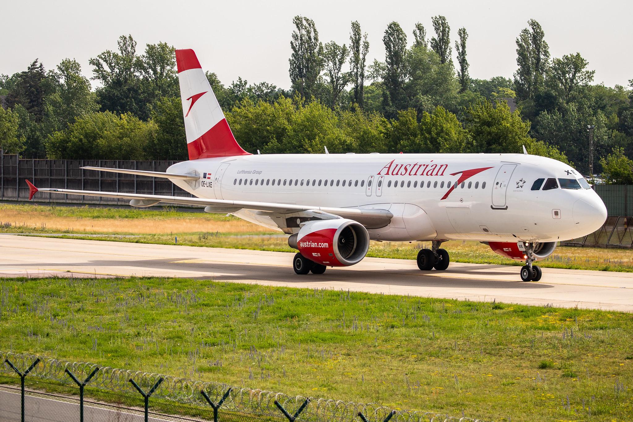 Flughafen Berlin Tegel (TXL): Austrian Airlines Airbus A320-215 A320 OE-LXE MSN 3532