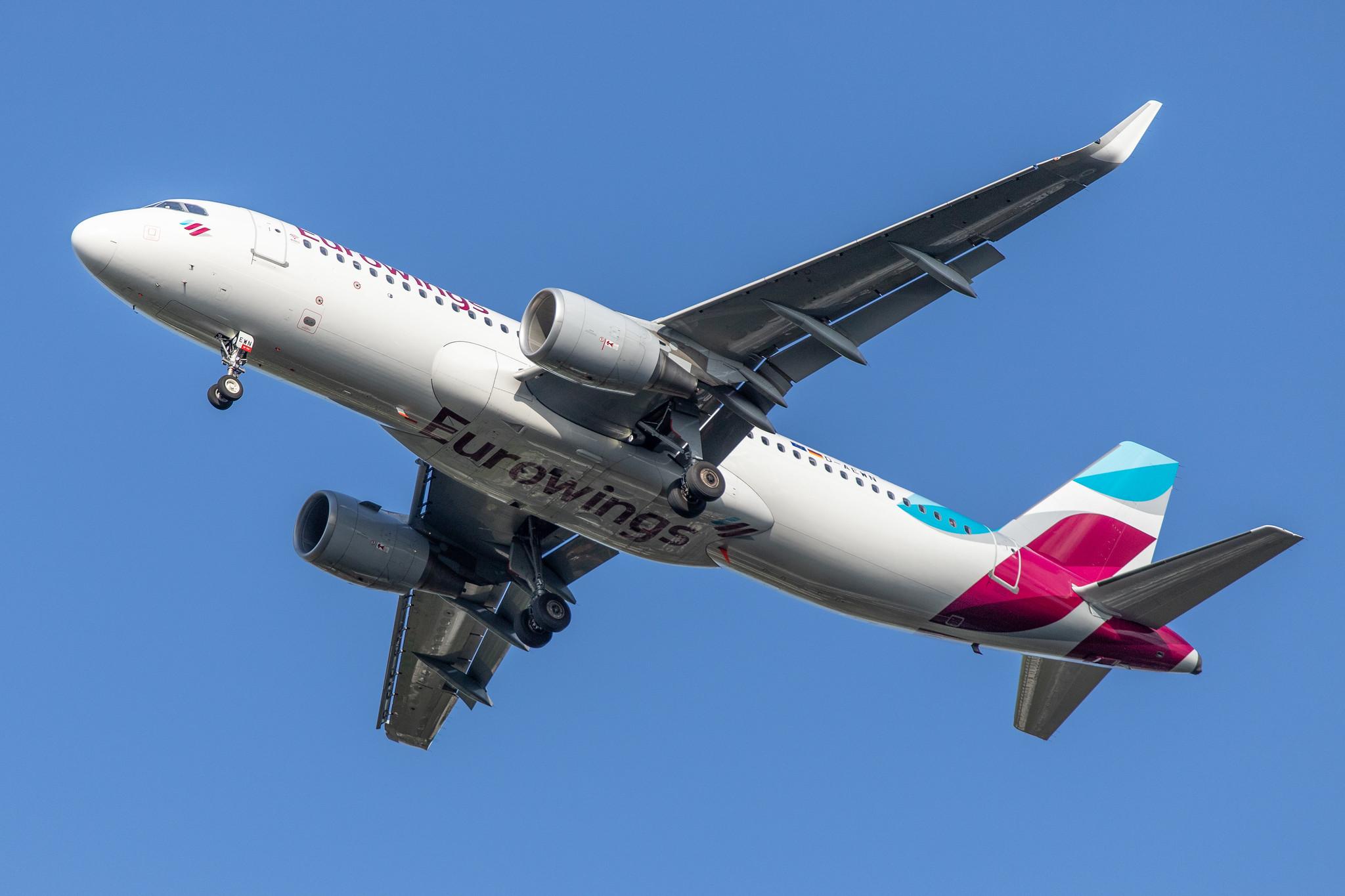 Hamburg Airport: Eurowings (EW / EWG) |  Airbus A320-214 A320 | D-AEWN | MSN 7393