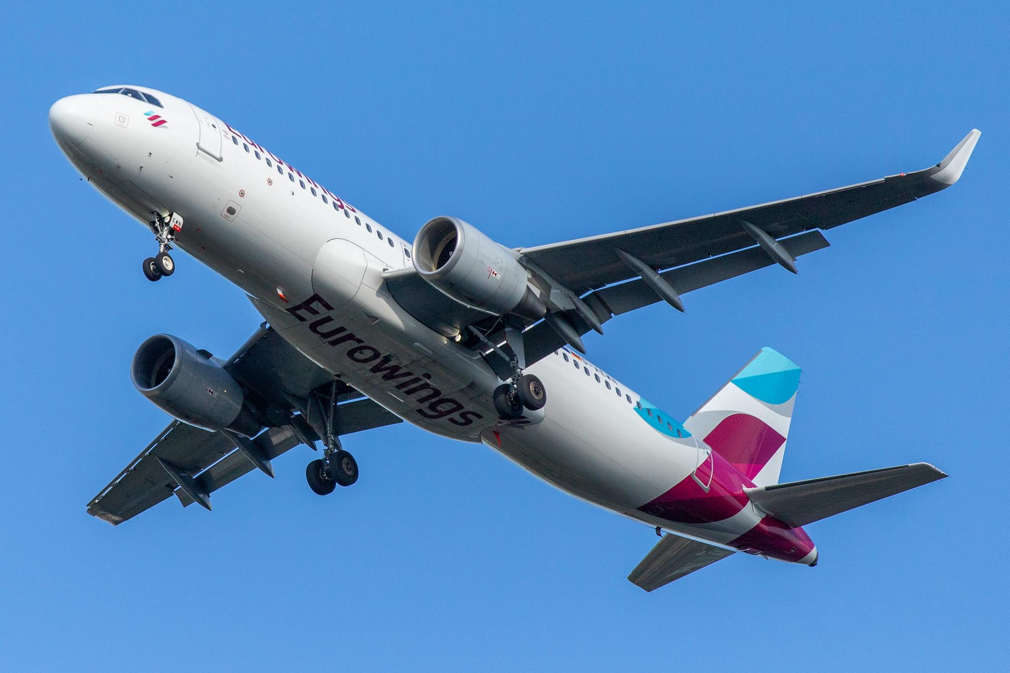 Hamburg Airport: Eurowings (EW / EWG) |  Airbus A320-214 A320 | D-AEWN | MSN 7393