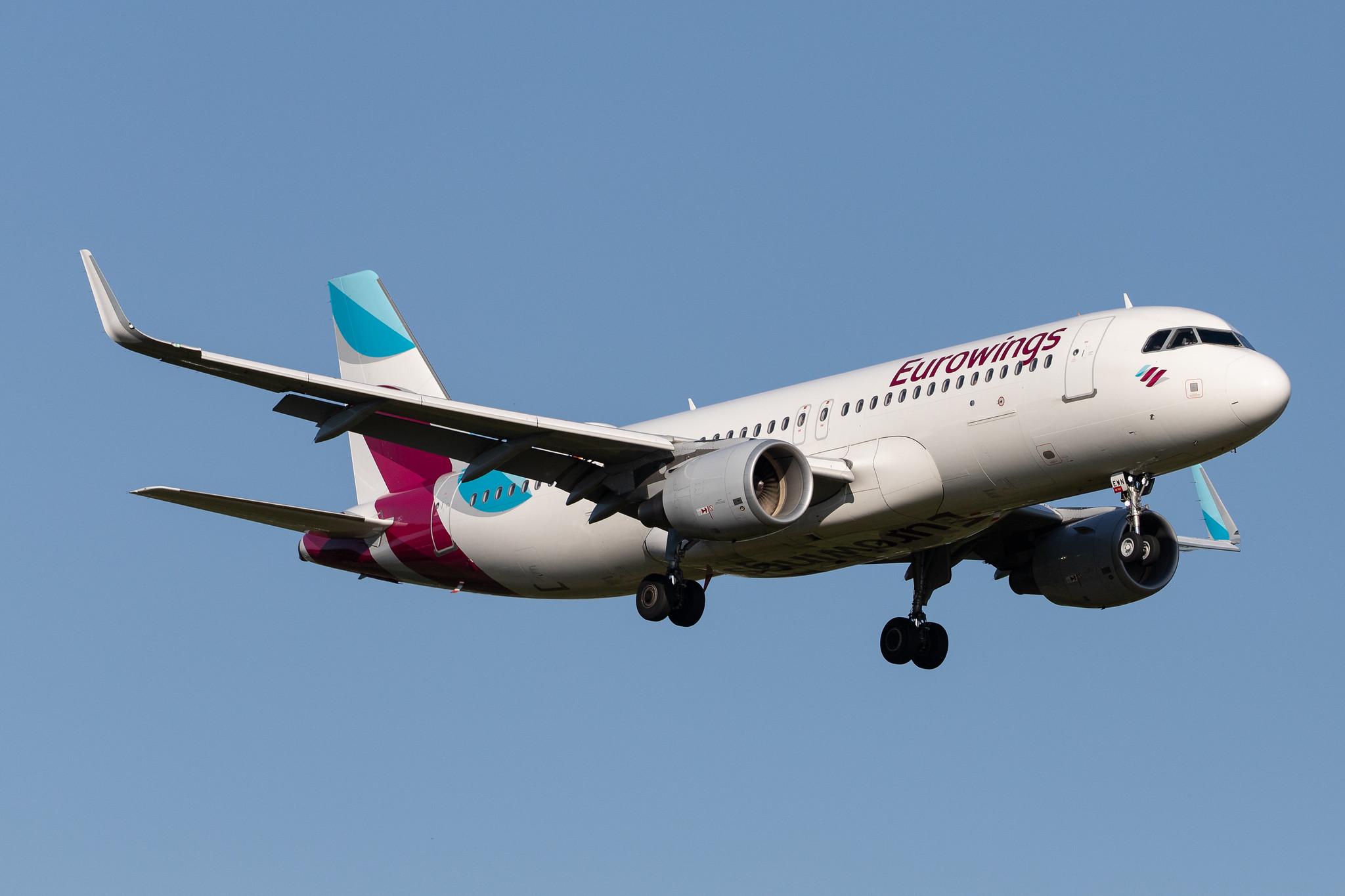 Hamburg Airport: Eurowings (EW / EWG) |  Airbus A320-214 A320 | D-AEWN | MSN 7393