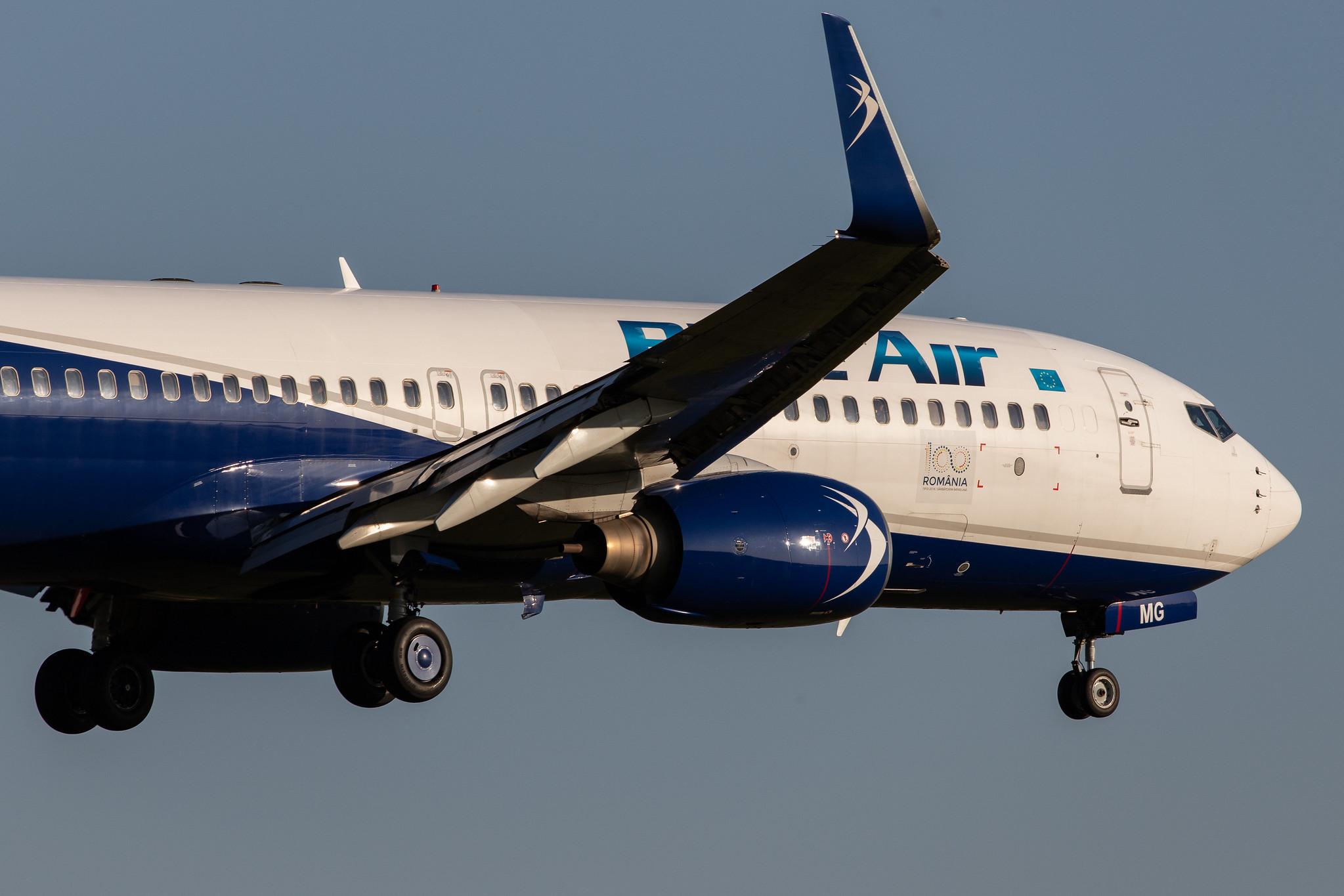Hamburg Airport: Blue Air (0B / BMS) |  Boeing 737-86N B738 | YR-BMG | MSN 30231