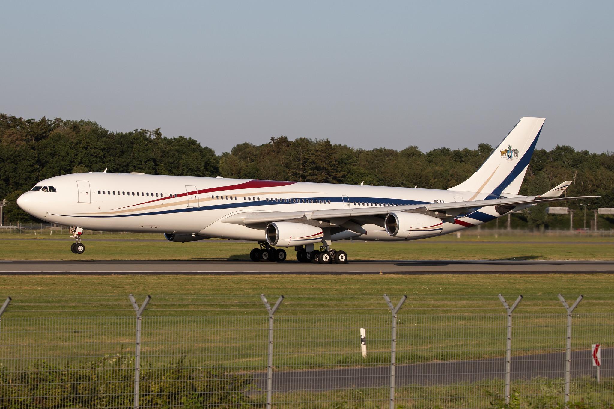 Hamburg Airport: Kingdom of Swaziland | Airbus A340-313 A343 | 3DC-SDF | MSN 406