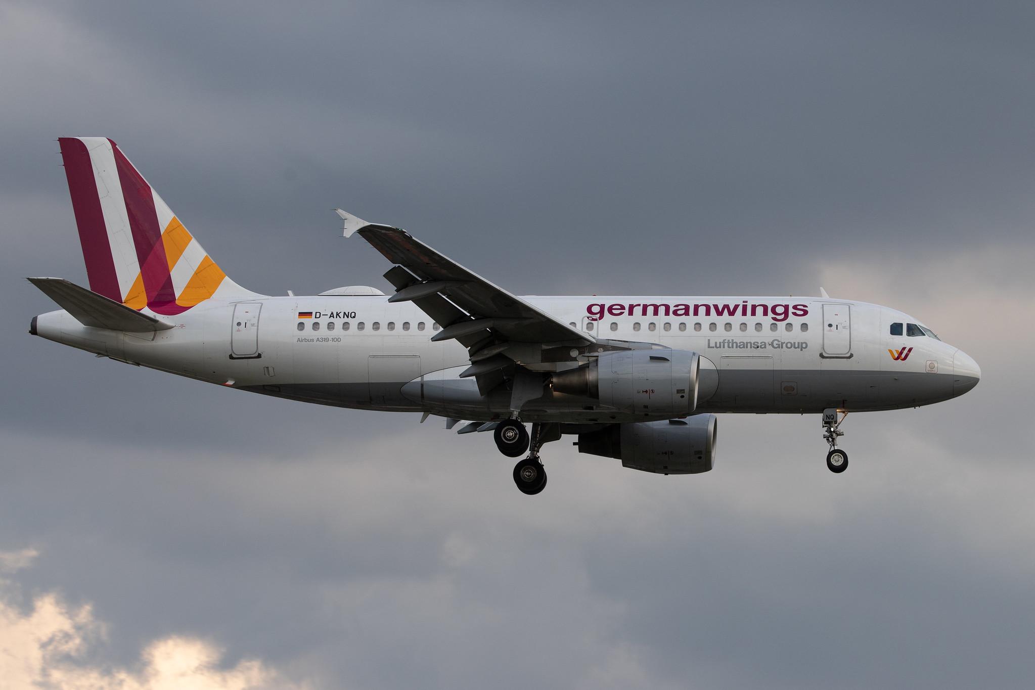 Hamburg Airport: Eurowings (EW / EWG) | Operator: Germanwings | Airbus A319-112 A319 | D-AKNQ | MSN 1170