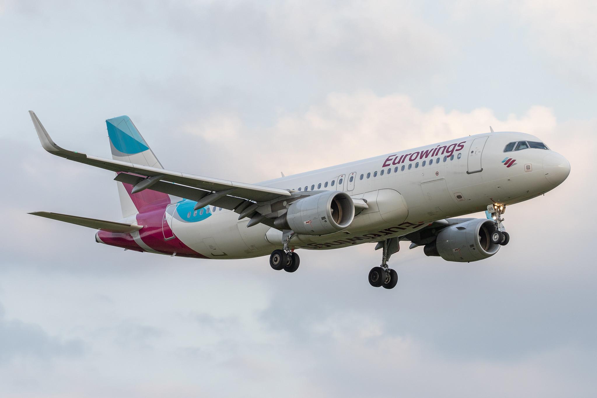 Hamburg Airport: Eurowings (EW / EWG) | Airbus A320-214 A320 | D-AIZS | MSN 5557