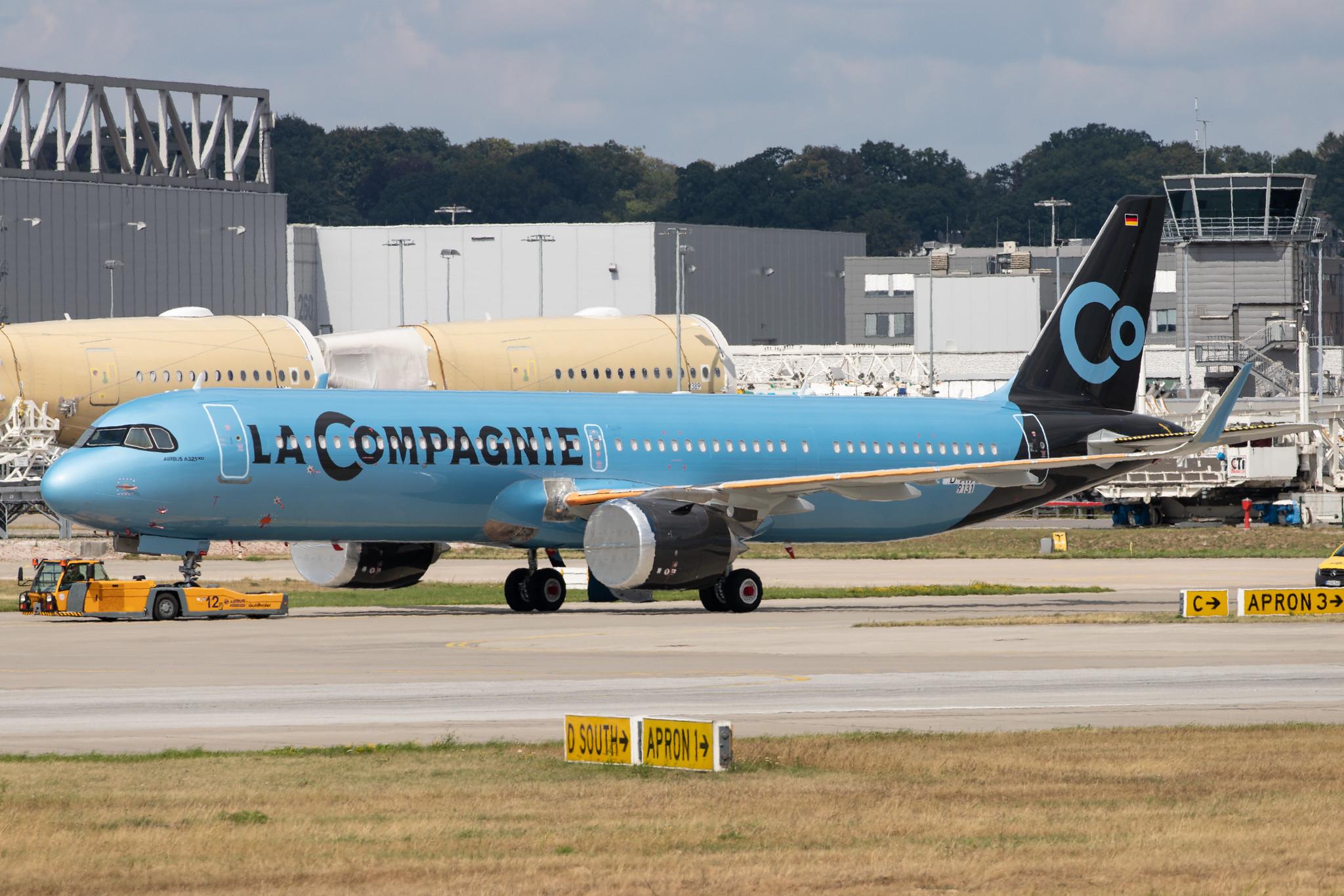 Flugplatz Hamburg-Finkenwerder: Airbus (/ AIB) |  Airbus A321-251NX A21N | D-AYAF | MSN 9131 (La Compagnie)