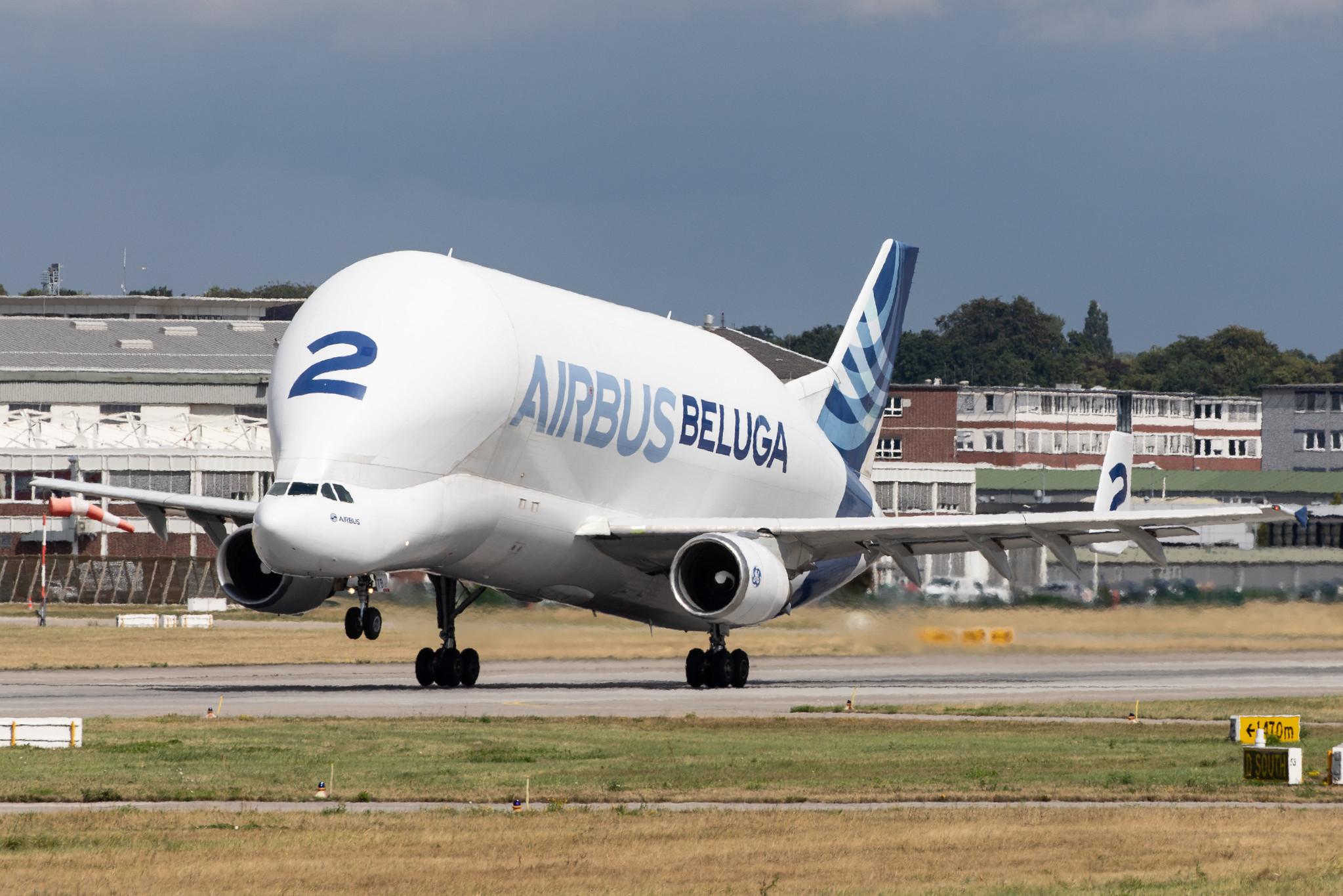 Flugplatz Hamburg-Finkenwerder: : Airbus Transport International (4Y / BGA) |  Airbus A300-608ST Beluga A3ST | F-GSTB | MSN 751