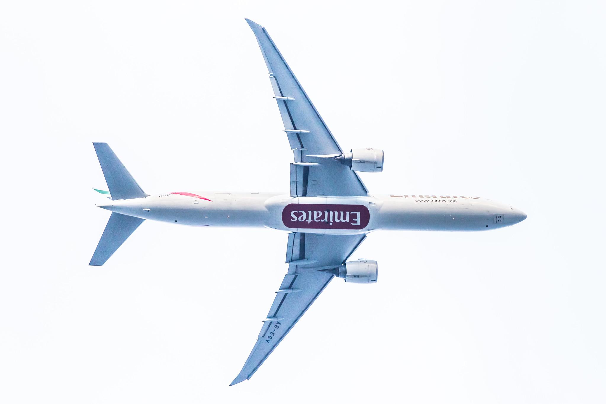 Hamburg Airport: Emirates (EK / UAE) |  Boeing 777-31H(ER) B77W | A6-EGV | MSN 38990