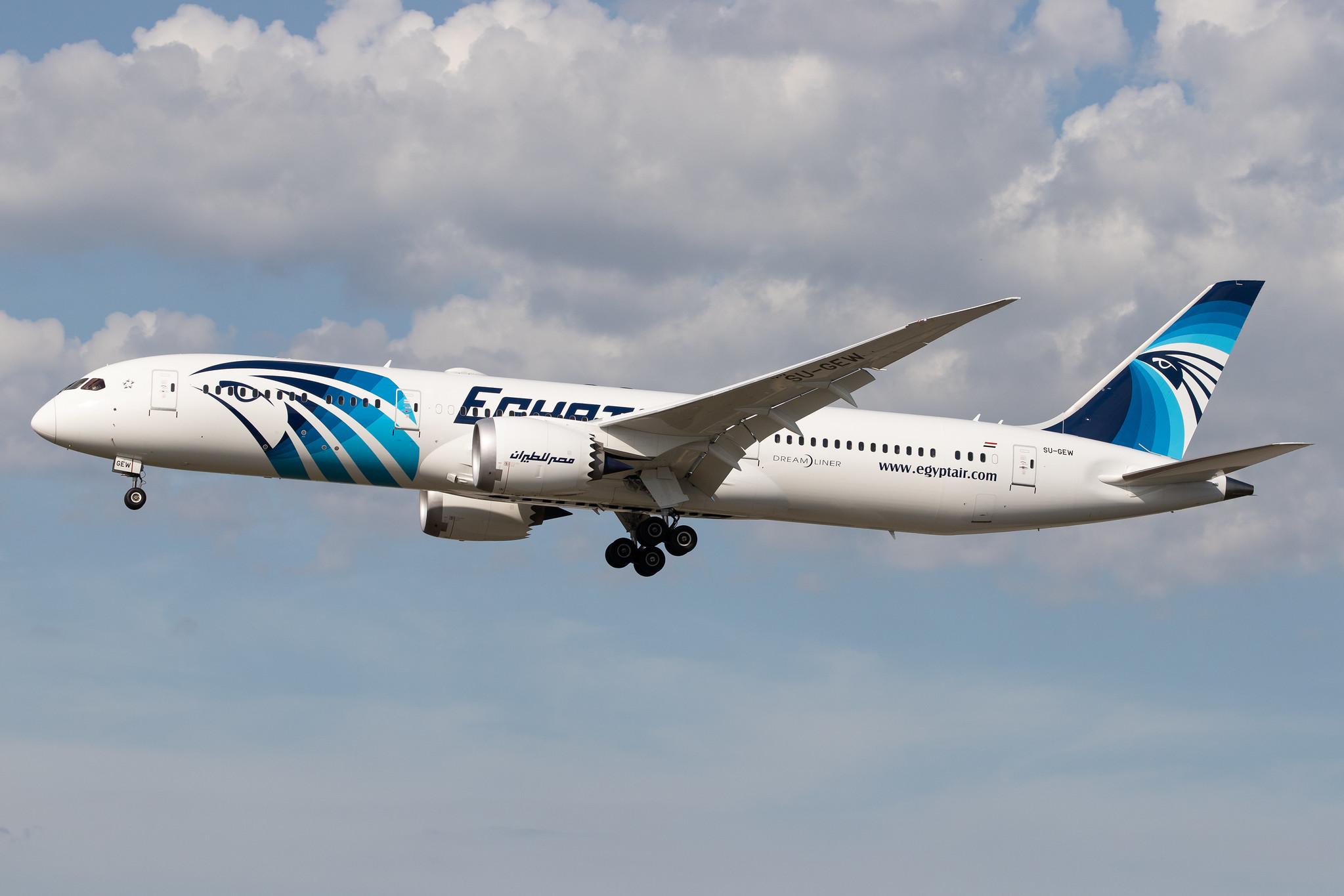 Frankfurt Airport: EgyptAir (MS / MSR) |  Boeing 787-9 Dreamliner B789 | SU-GEW | MSN 65093