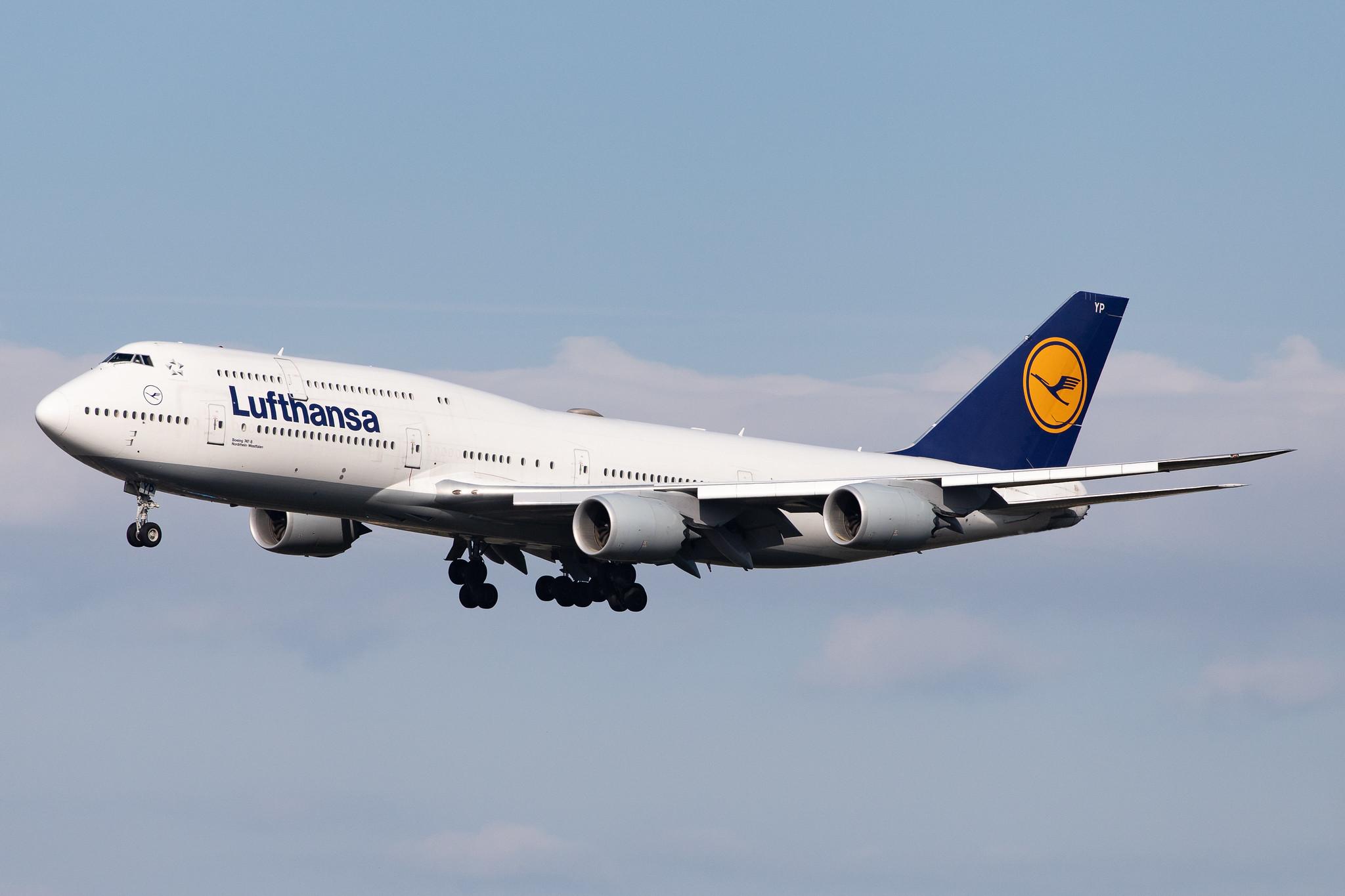 Frankfurt Airport: Lufthansa (LH / DLH) |  Boeing 747-830 B748 | D-ABYP | MSN 37839