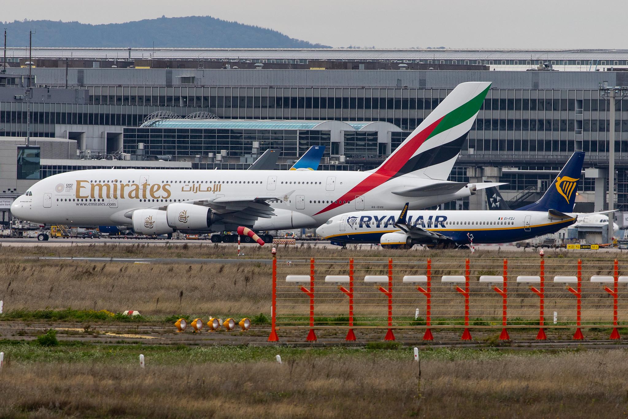 Frankfurt Airport: Ryanair (FR / RYR) |  Boeing 737-8AS B738 | EI-FTI | MSN 44759