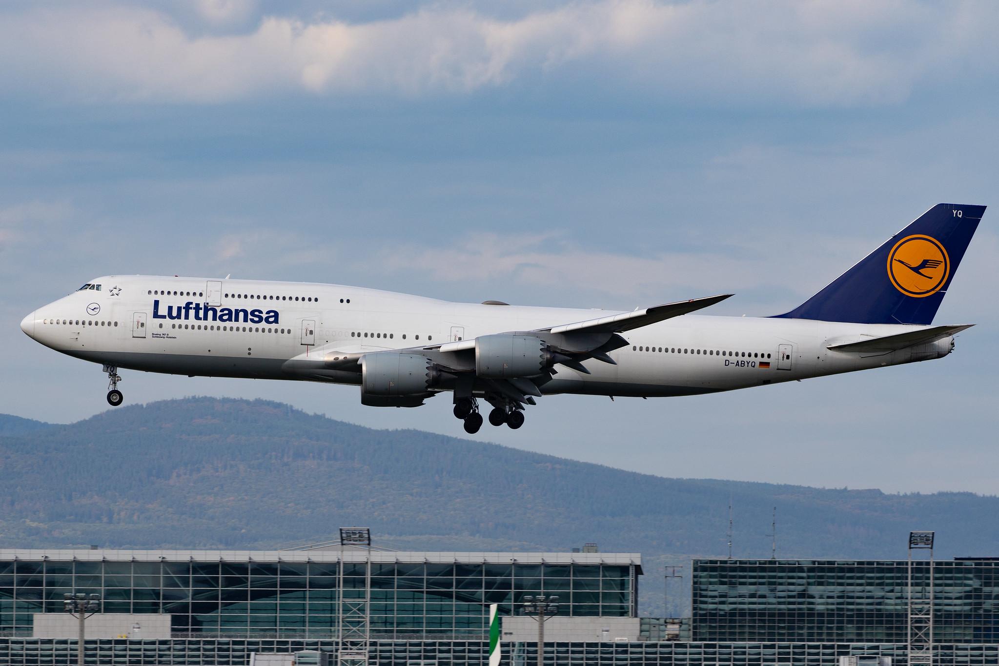 Frankfurt Airport: Lufthansa (LH / DLH) |  Boeing 747-830 B748 | D-ABYQ | MSN 37840