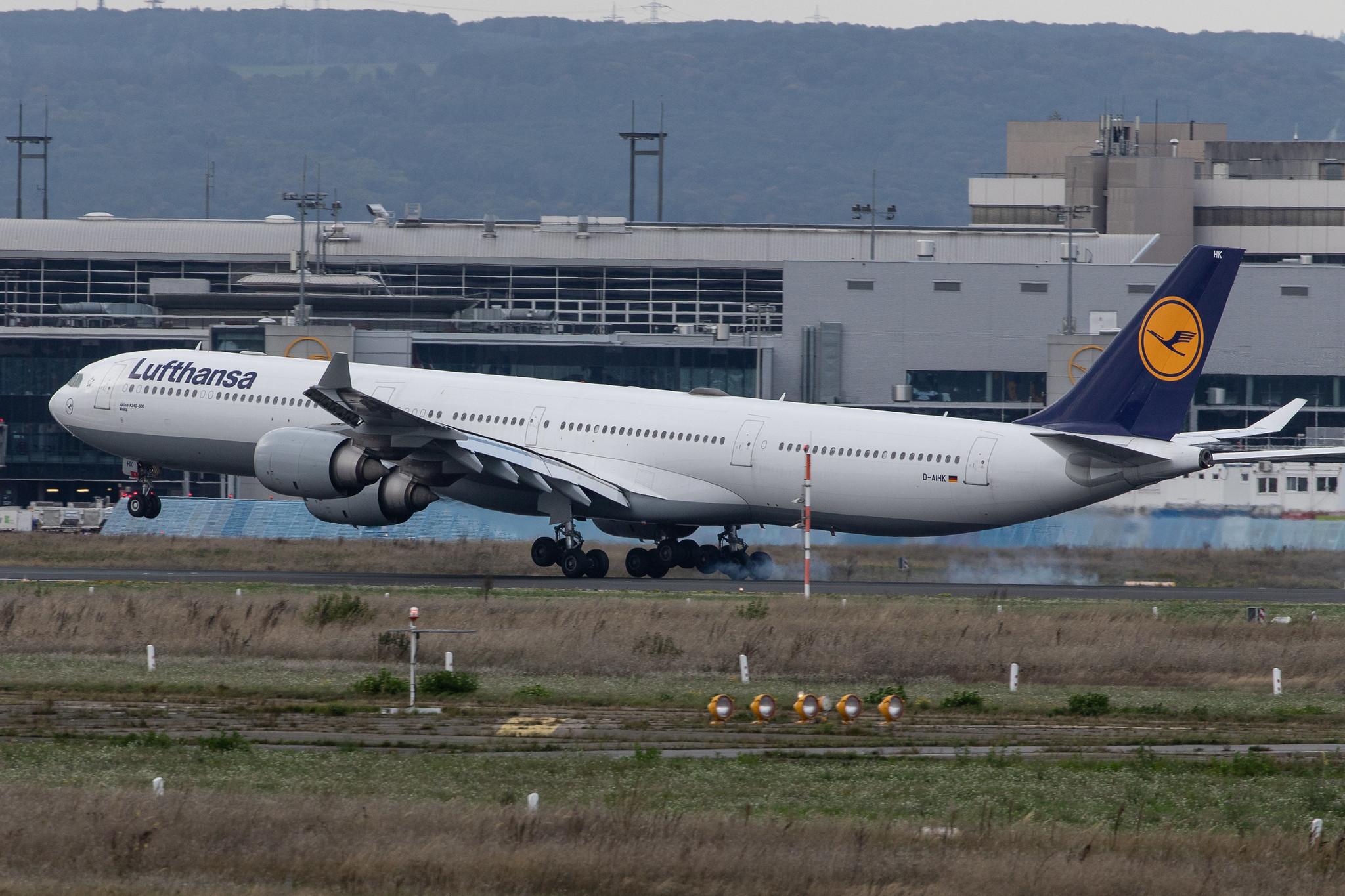 Frankfurt Airport: Lufthansa (LH / DLH) |  Airbus A340-642 A346 | D-AIHK | MSN 0580