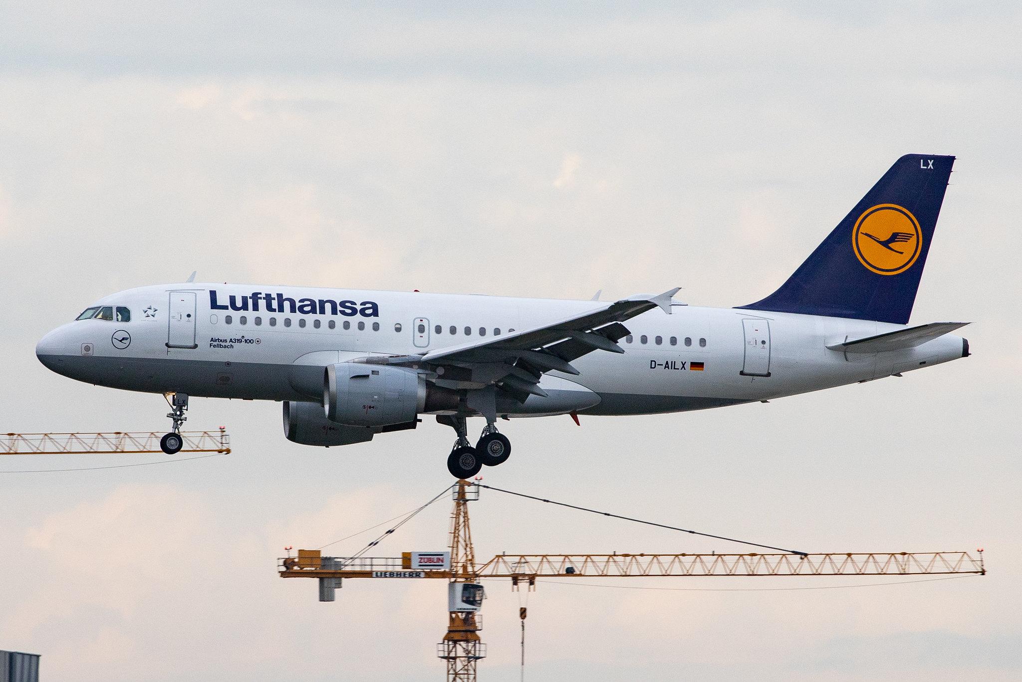 Frankfurt Airport: Lufthansa (LH / DLH) |  Airbus A319-114 A319 | D-AILX | MSN 0860
