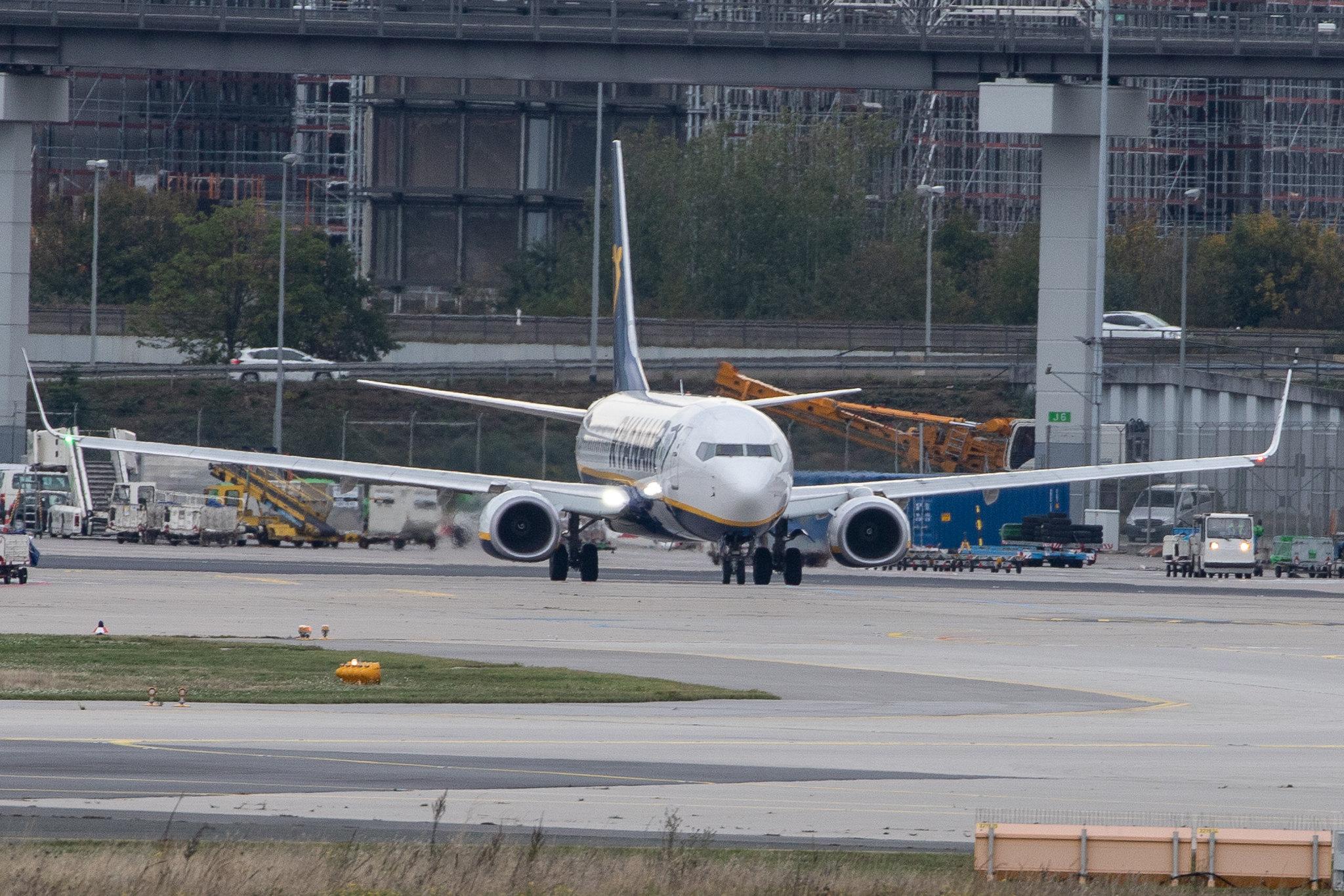 Frankfurt Airport: Ryanair (FR / RYR) |  Boeing 737-8AS B738 | EI-GJJ | MSN 44831