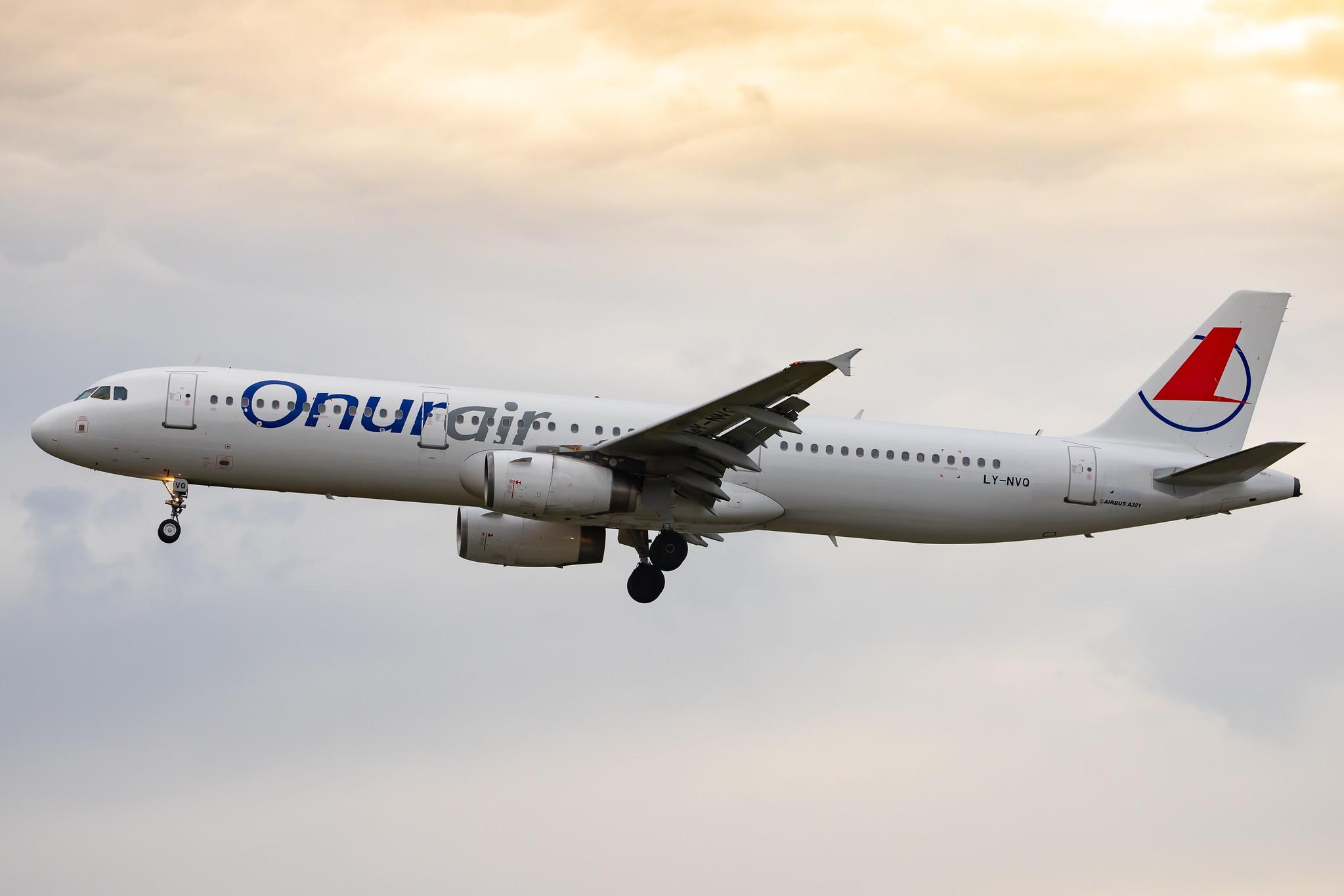 Frankfurt Airport: Onur Air (8Q / OHY) | Operator: Avion Express |  Airbus A321-231 A321 | LY-NVQ | MSN 1946