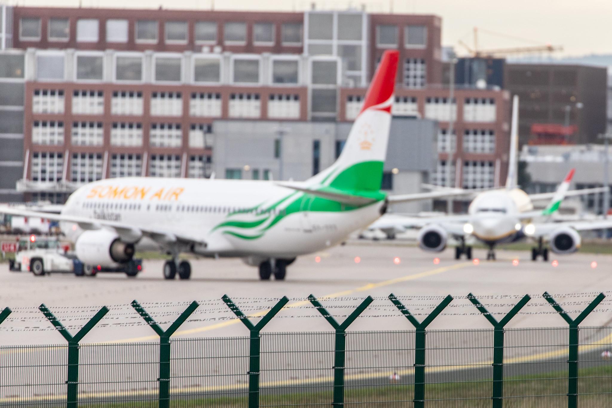 Frankfurt Airport: Somon Air (SZ / SMR) |  Boeing 737-8GJ B738 | EY-777 | MSN 34960