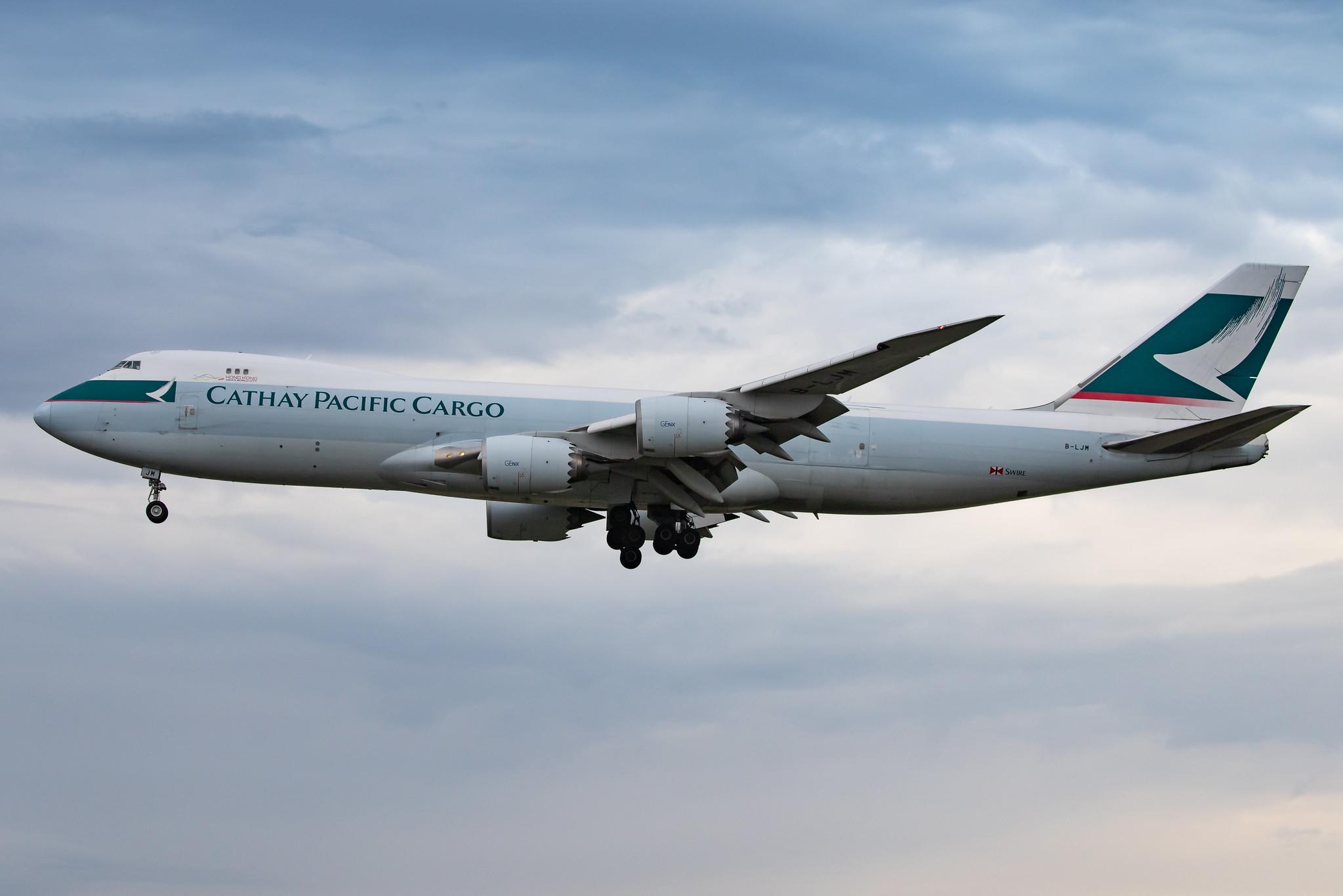 Frankfurt Airport: Cathay Pacific Cargo (CX / CPA) | Operator: Cathay Pacific |  Boeing 747-867(F) B748 | B-LJM | MSN 43825