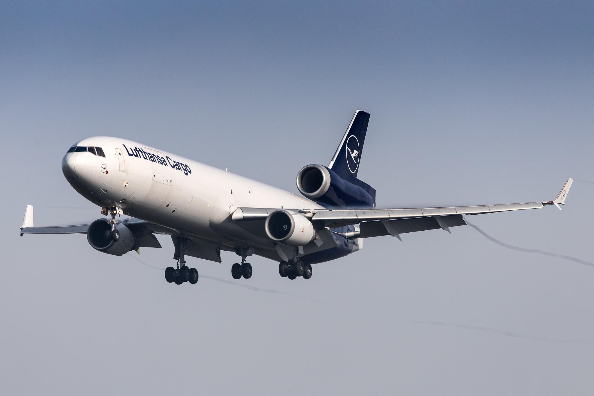 Frankfurt Airport: Lufthansa Cargo (/ GEC) |  McDonnell Douglas MD-11F MD11 | D-ALCC | MSN 48783