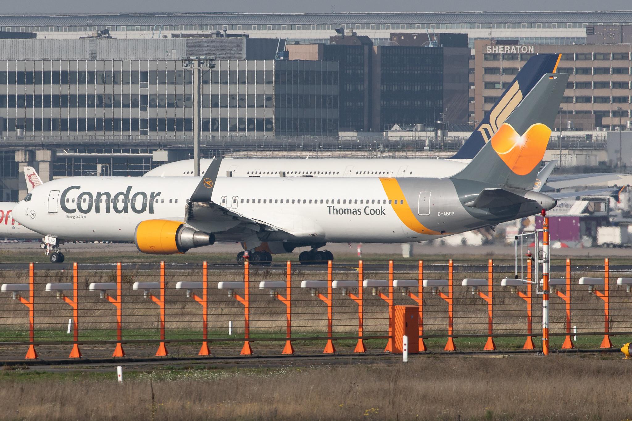 Frankfurt Airport: Condor (DE / CFG) |  Boeing 767-3Q8(ER) B763 | D-ABUP | MSN 30048