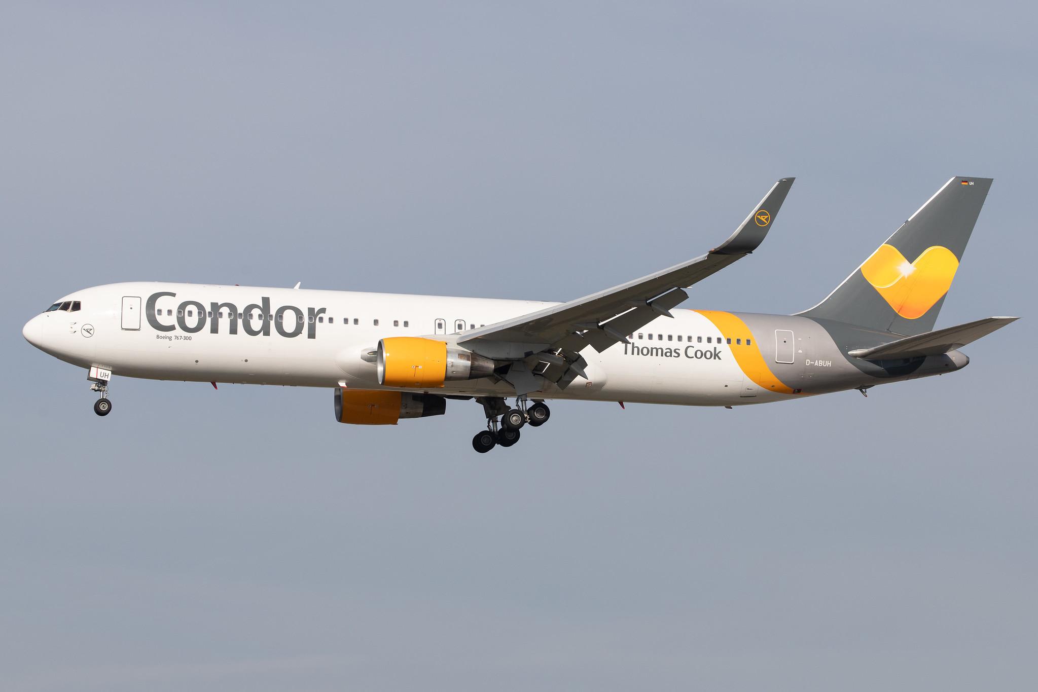 Frankfurt Airport: Condor (DE / CFG) |  Boeing 767-330(ER) B763 | D-ABUH | MSN 26986